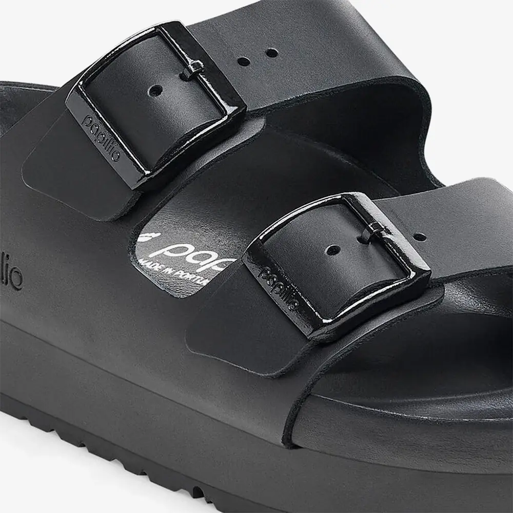 Birkenstock Arizona Platform Flex NL EXQ 'Black' - WUNDER