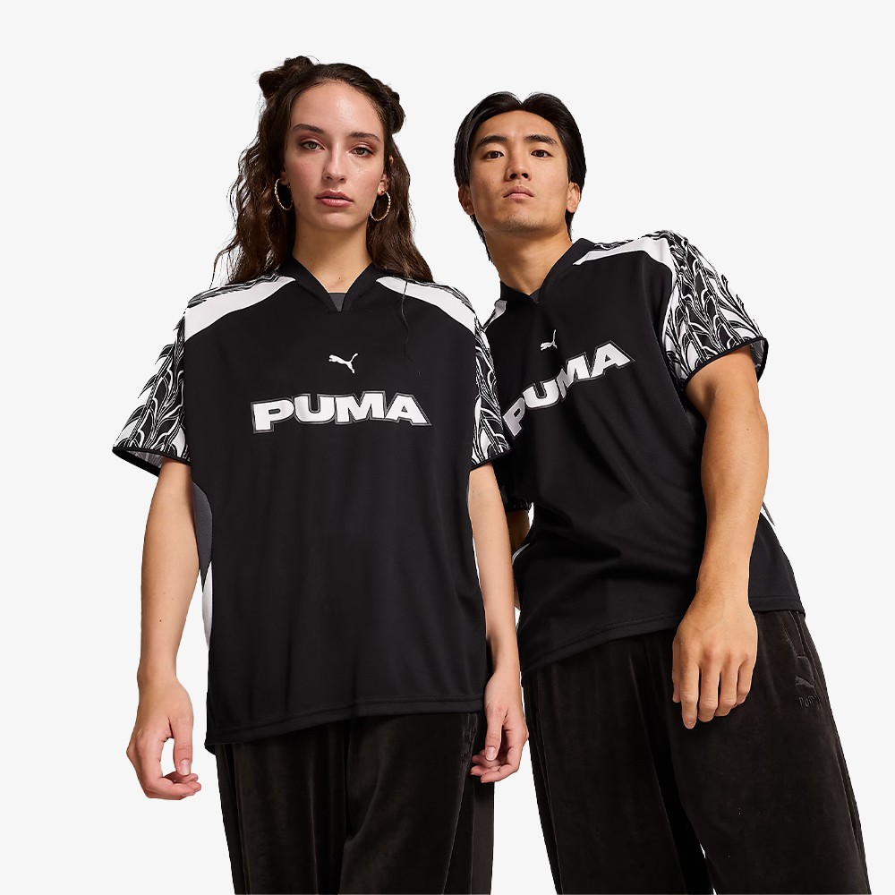 Relaxed Football Jersey 'Black'