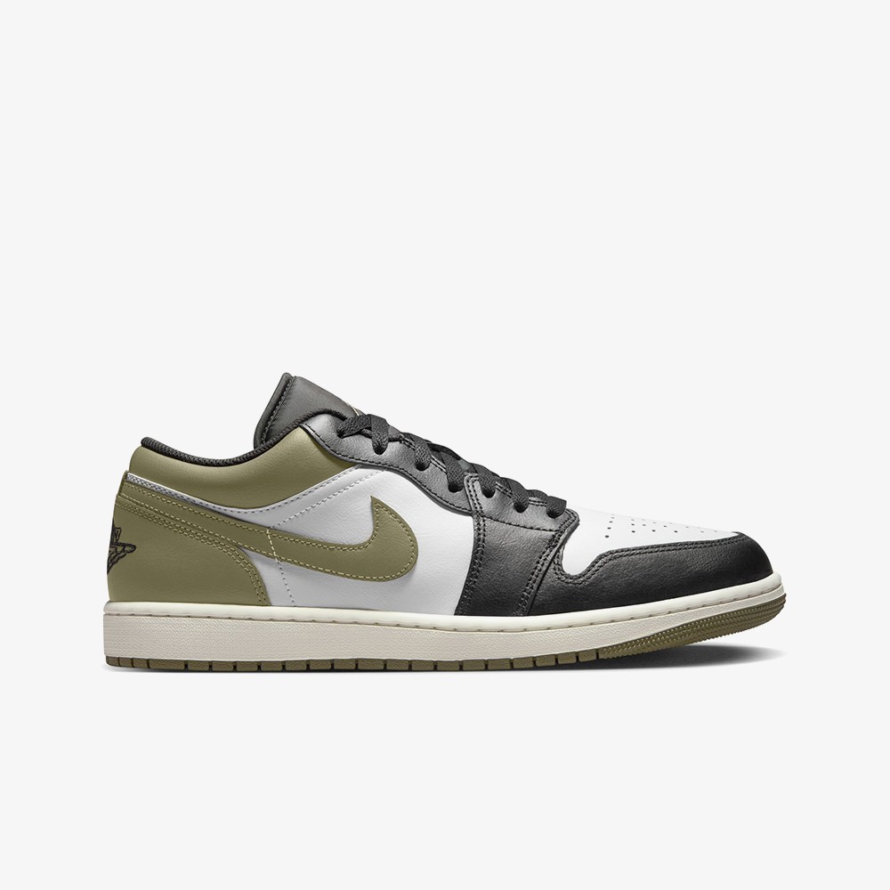 Air Jordan 1 Low 'Black Toe Medium Olive'