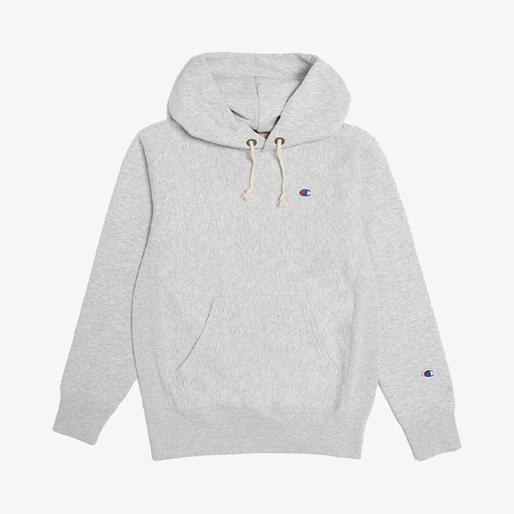 Reverse Weave Hooded Sweatshirt 'Grey'