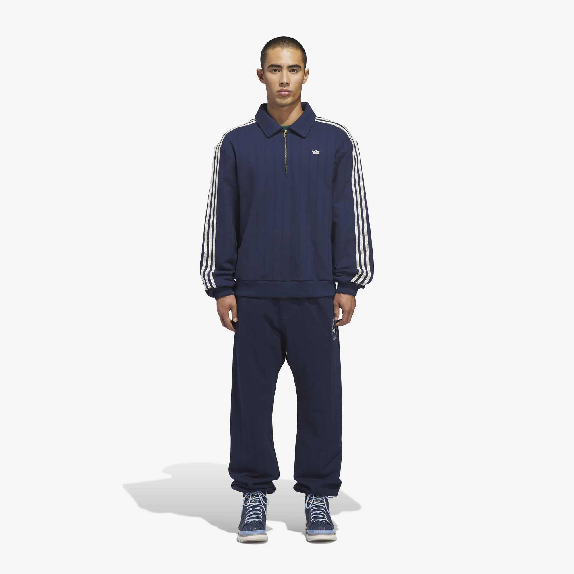 adidas x Clot Quarter Zip 'Night Indigo'