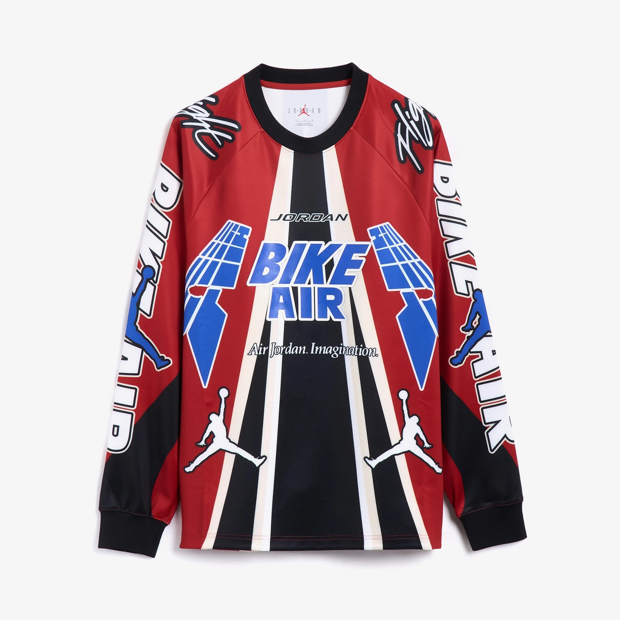 トップス Nike Jordan Nigel Sylvester Jersey L Air Jordan x Nigel Sylvester Bike Air Jersey 'Red'