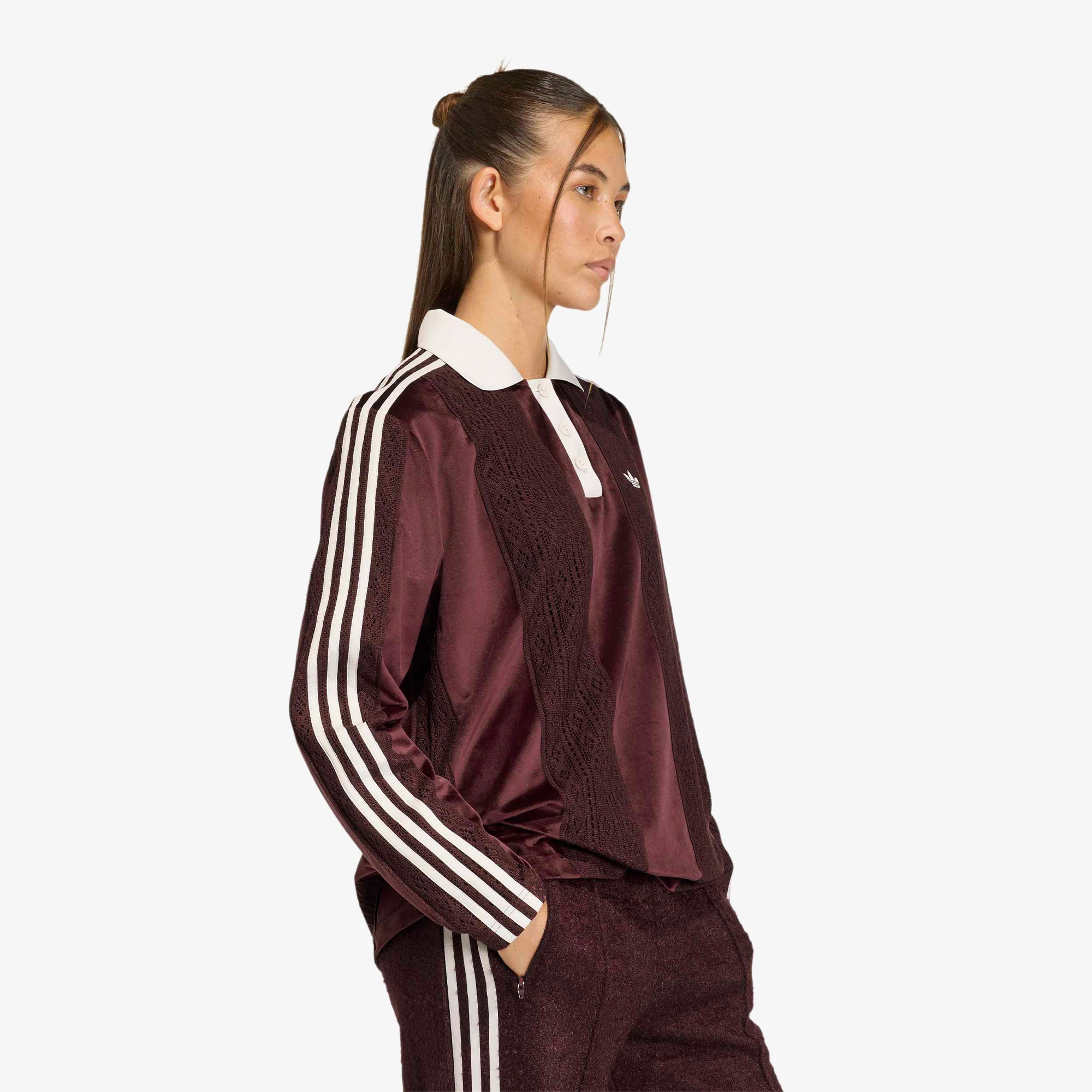 Winterised Longsleeve Soccer Jersey 'Maroon'