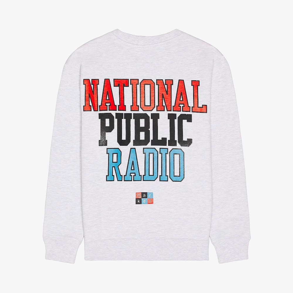 NPR Facts Crewneck Sweatshirt 'Ash'