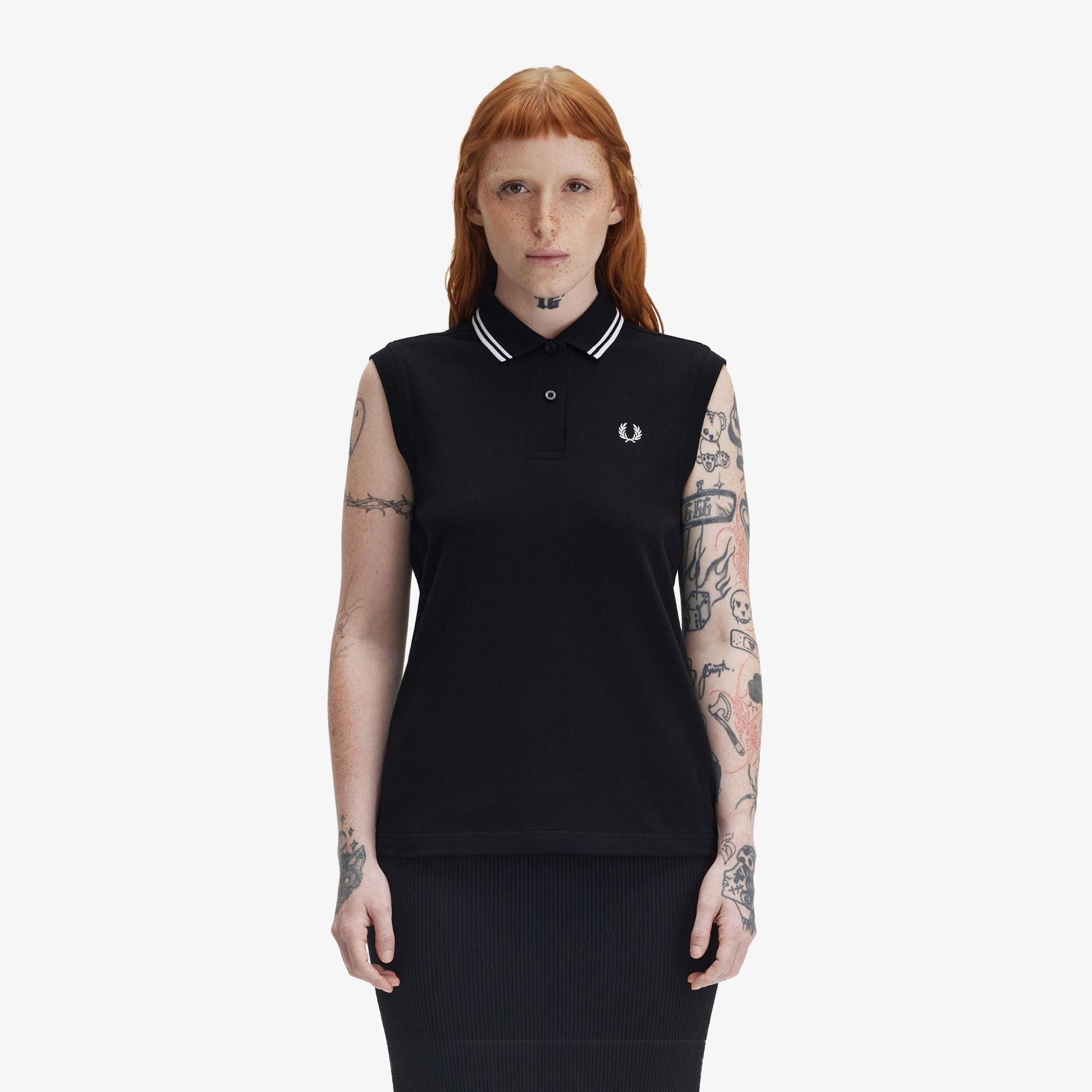Sleeveless Shirt 'Black'