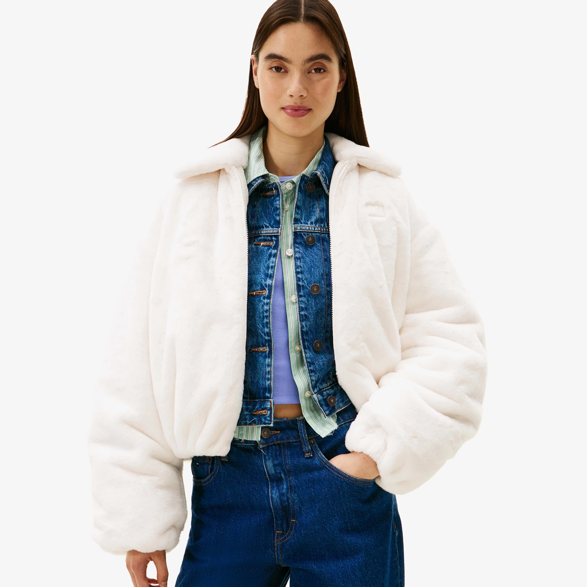 Bomber Jacket 'White' (W)