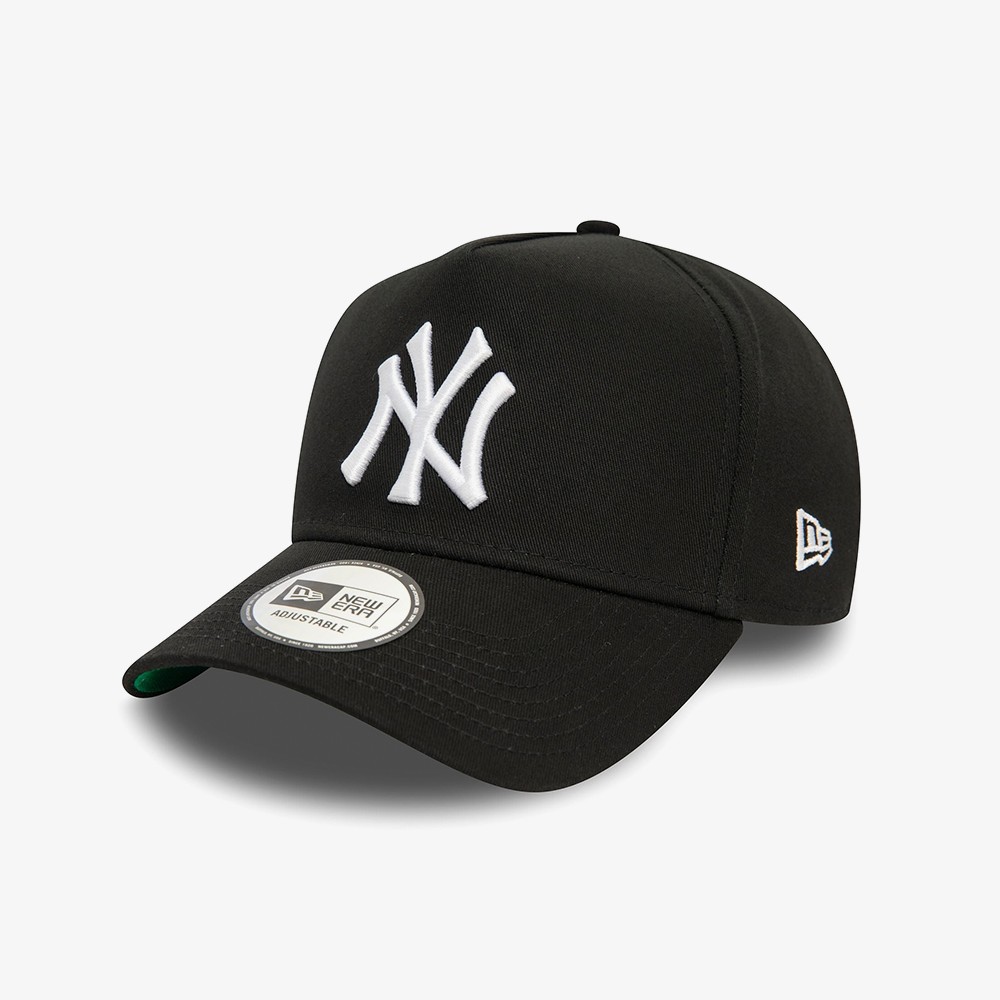 New York Yankees Side Patch 9FORTY E-Frame Adjustable Cap 'Black Universal'