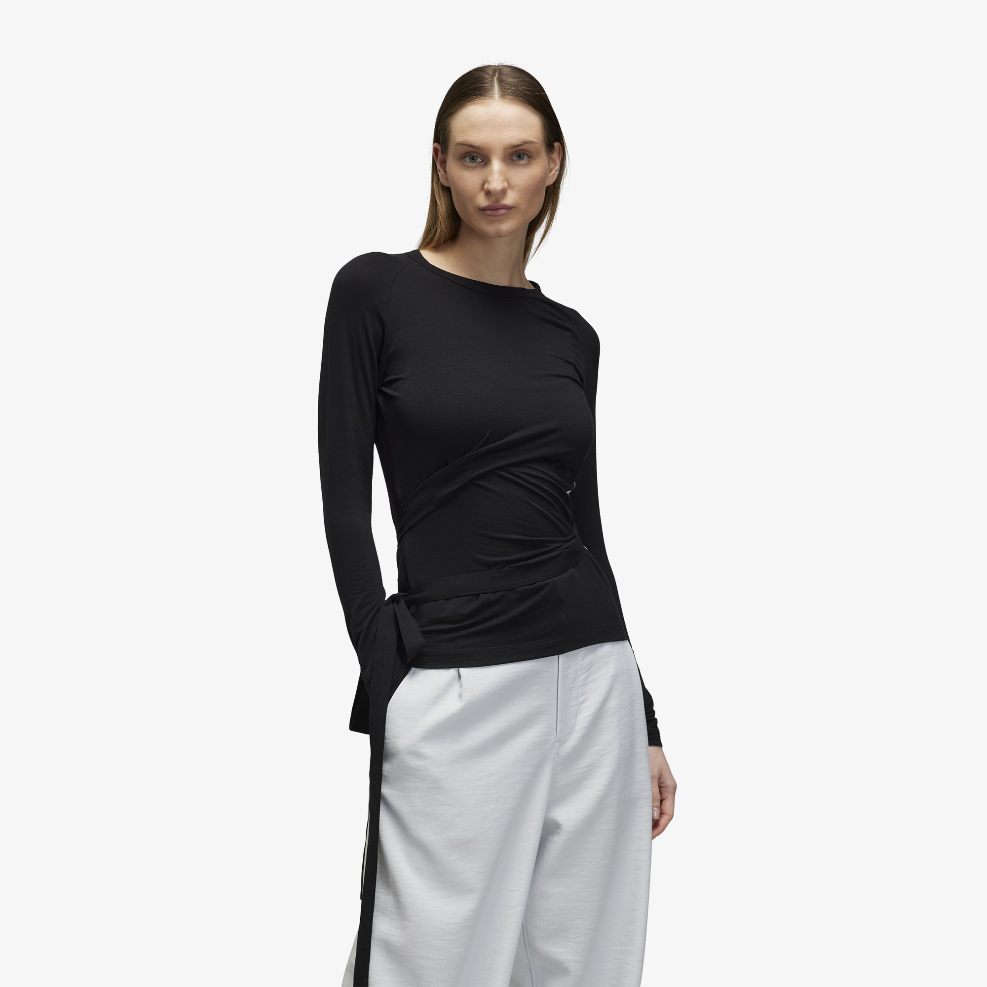 Tencel Longsleeve Tee 'Black' (W)