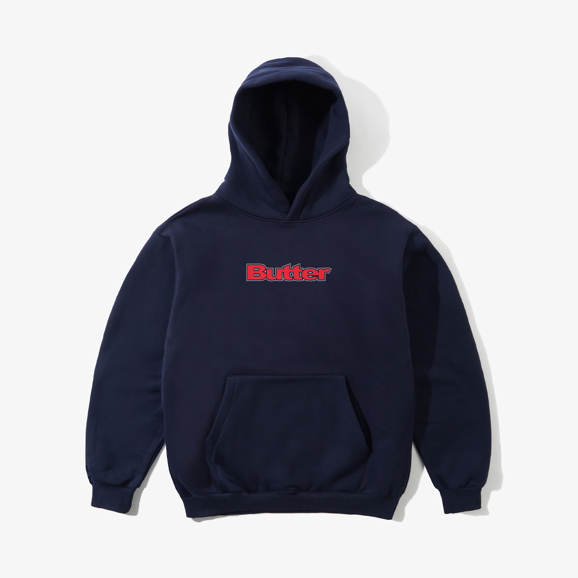 Outline Logo Pullover Hood 'Navy'
