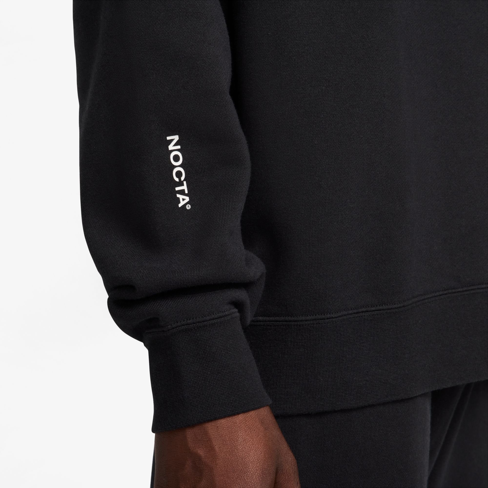 Nike x NOCTA Fleece Crewneck Sweatshirt 'Black'