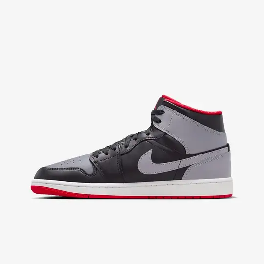 Air Jordan 1 Mid 'Cement Grey' (GS) - Görsel 3