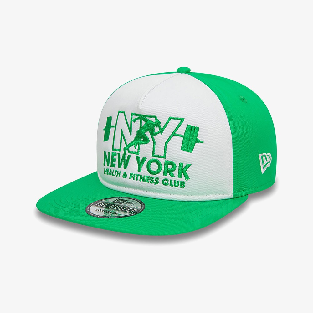 Health And Fitness Club Graphic Green Golfer Cap 'Green'