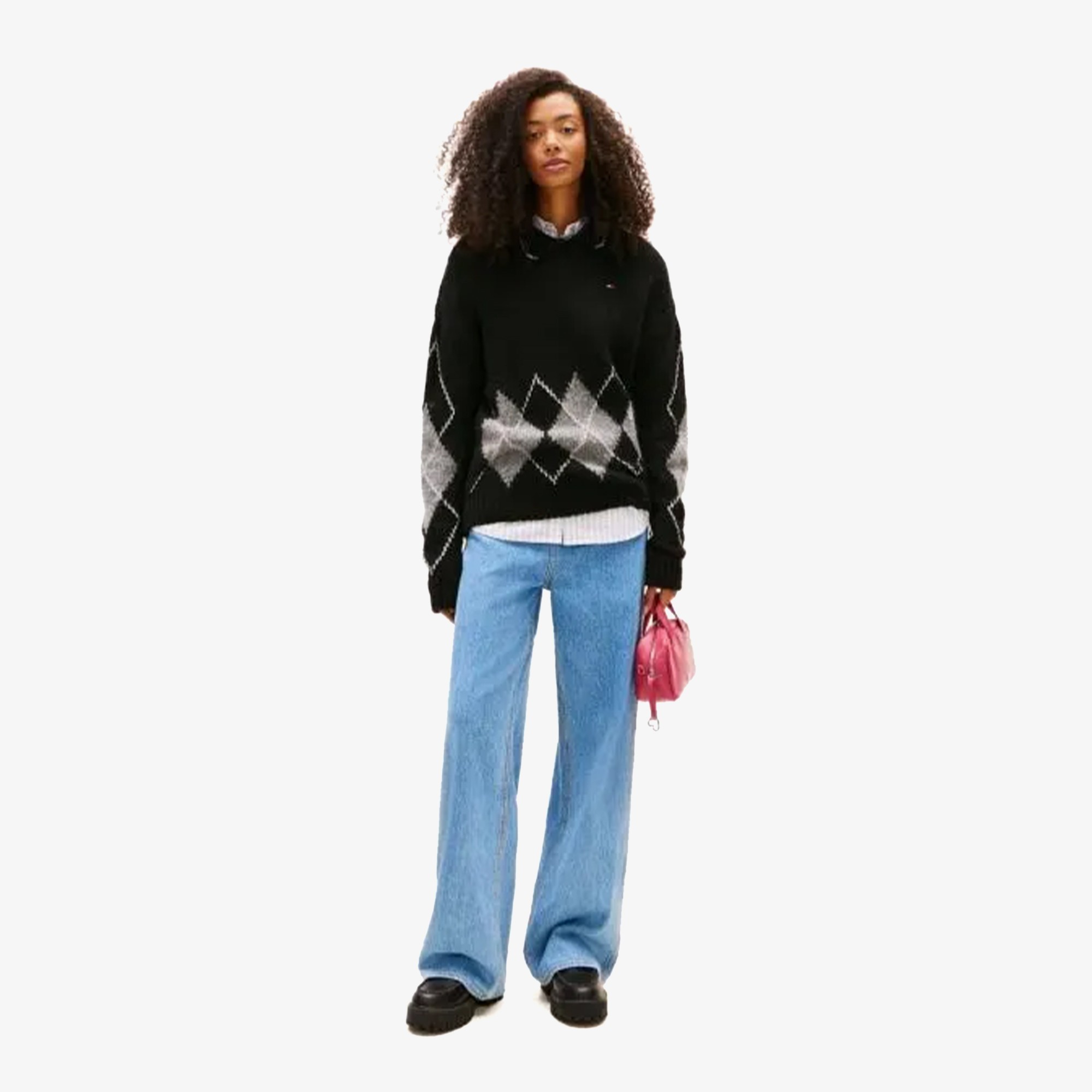 Claire High Rise Wide Leg Jeans 'Medium Blue' (W)