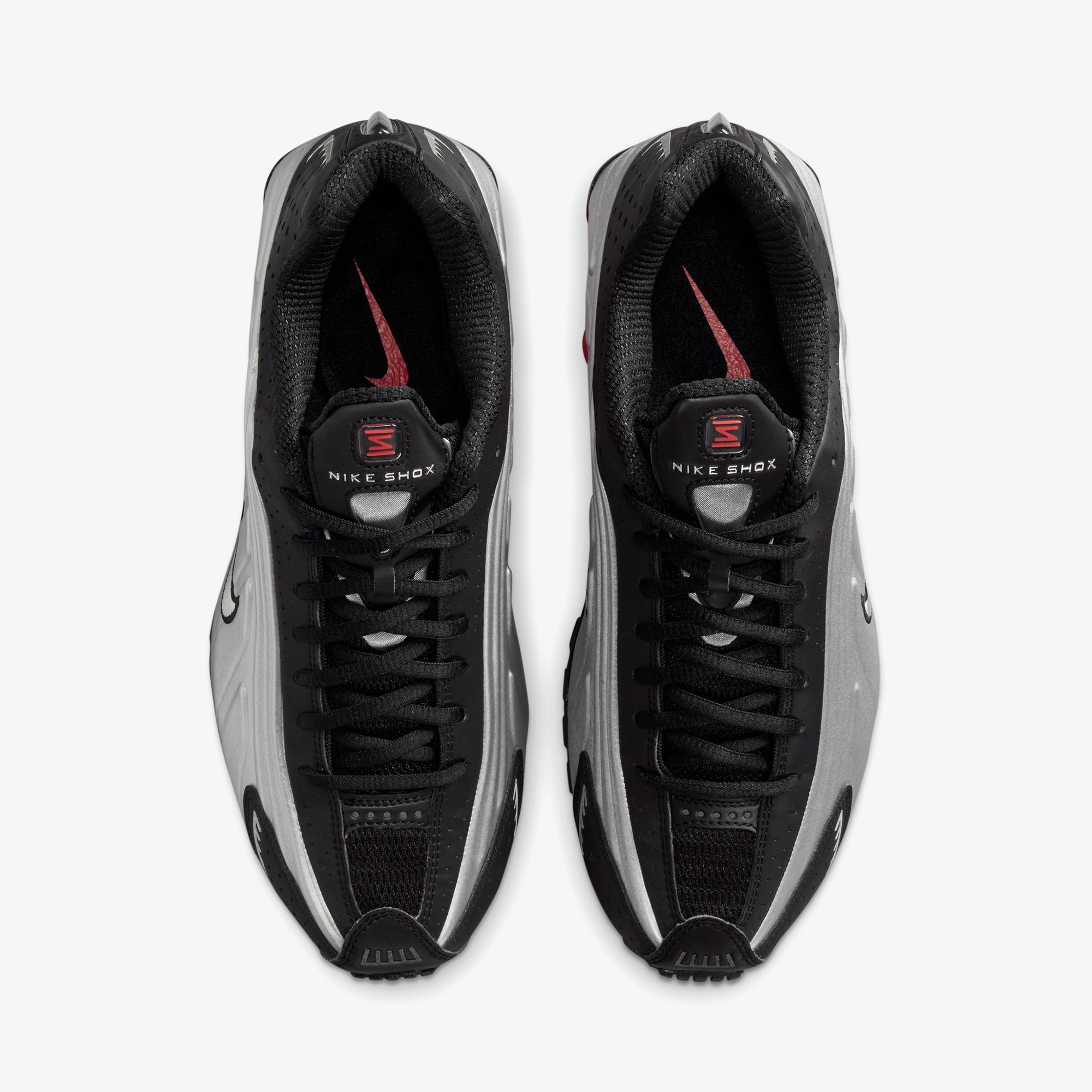 Shox R4 Black 'Metallic Silver'