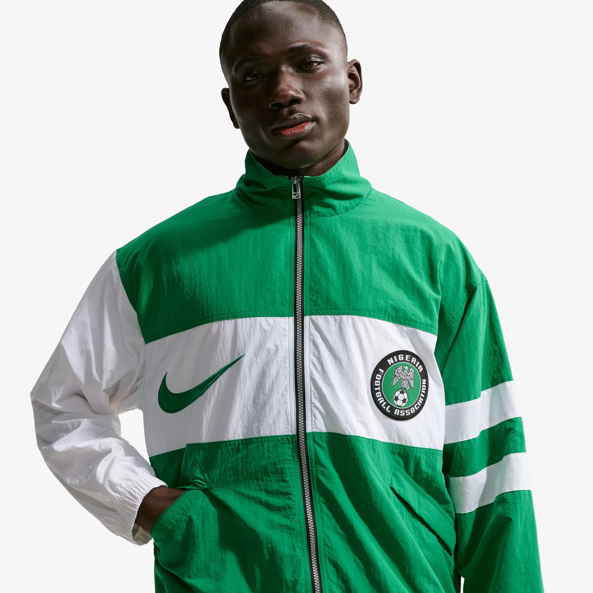 Nike Nigeria 1996 Reissue Tracksuit Jacket 'Green' - WUNDER