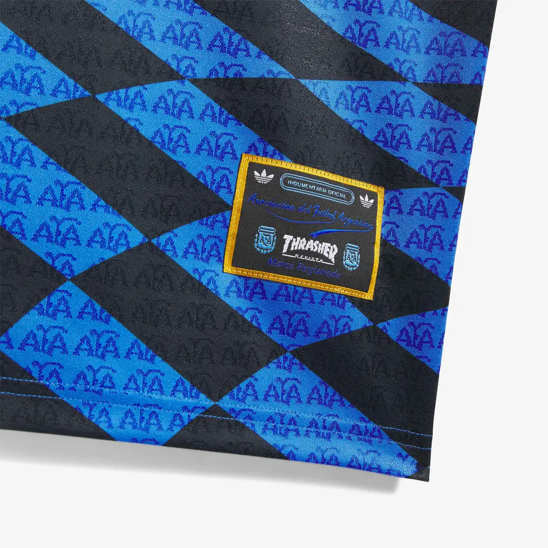 adidas x AFA Argentina x Thrasher Jersey 'Black & Blue' - WUNDER