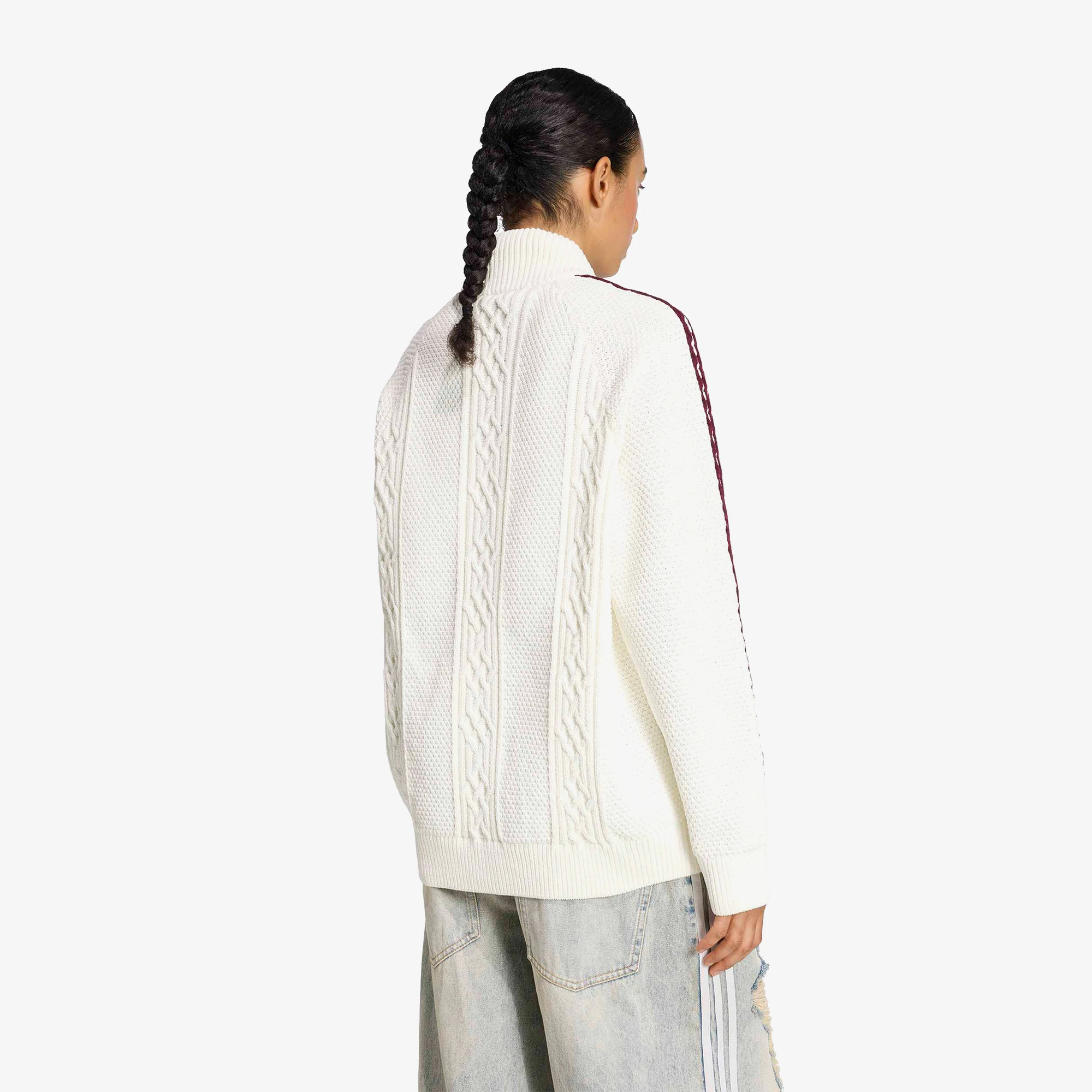 Archive Cutline Knit Track Top 'Off White'