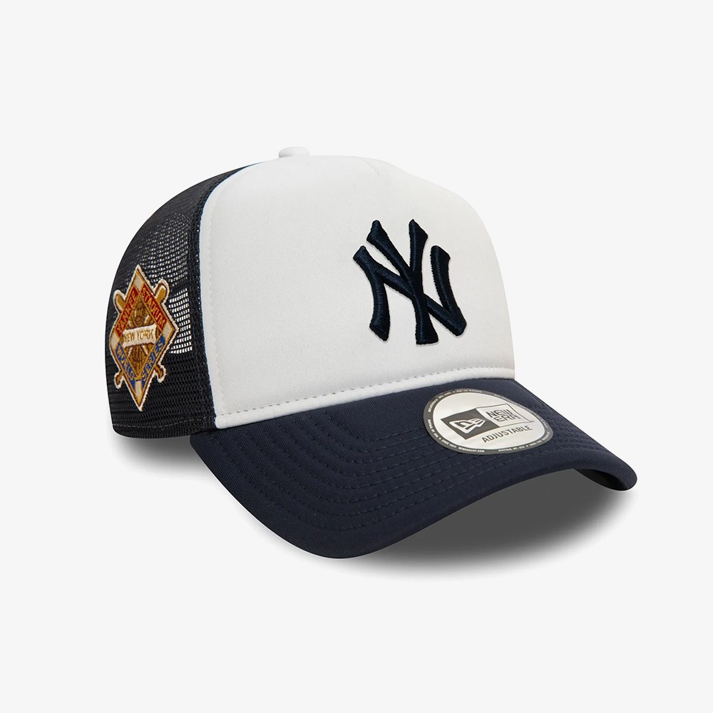 New York Yankees World Series 9FORTY E-Frame Adjustable Trucker Cap 'Navy'