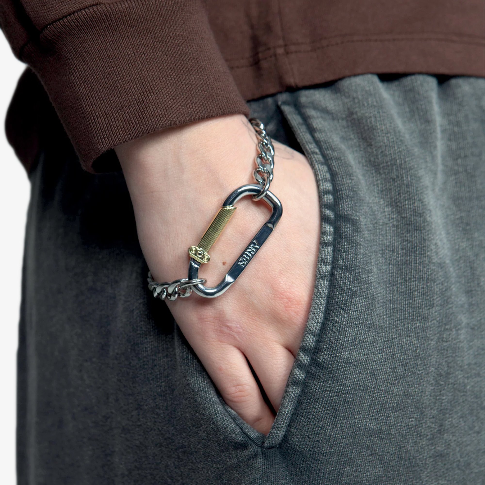 Mini Carabiner Chain Bracelet