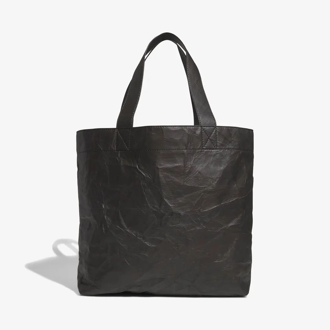 Y-3 Leather Tote Bag 'Black' - WUNDER