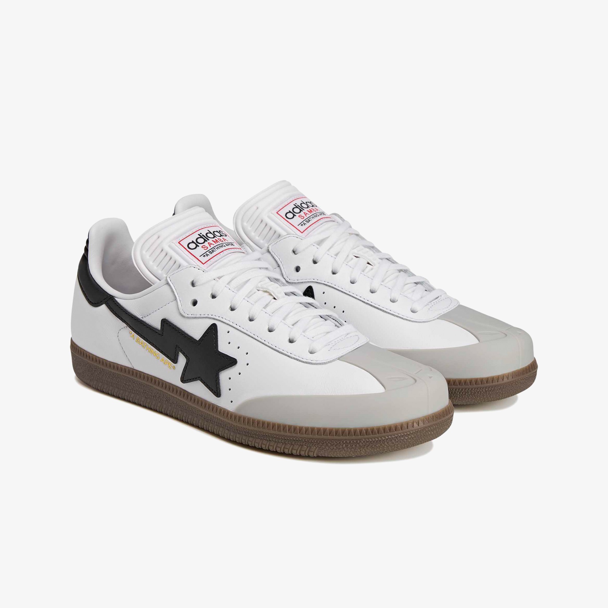 BAPE x adidas Samba 'Cloud White'