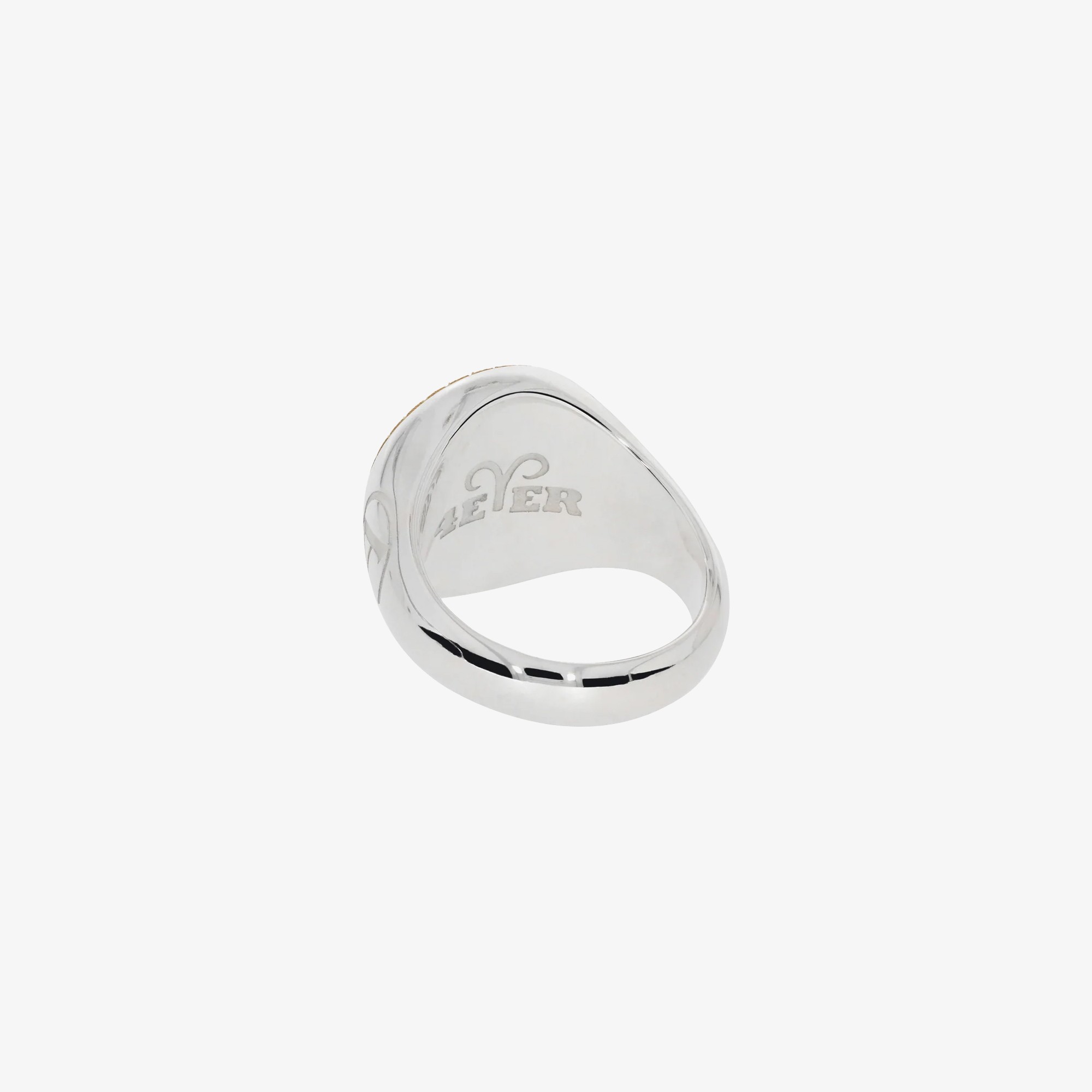 Aries Signet Ring 'Silver Gold'