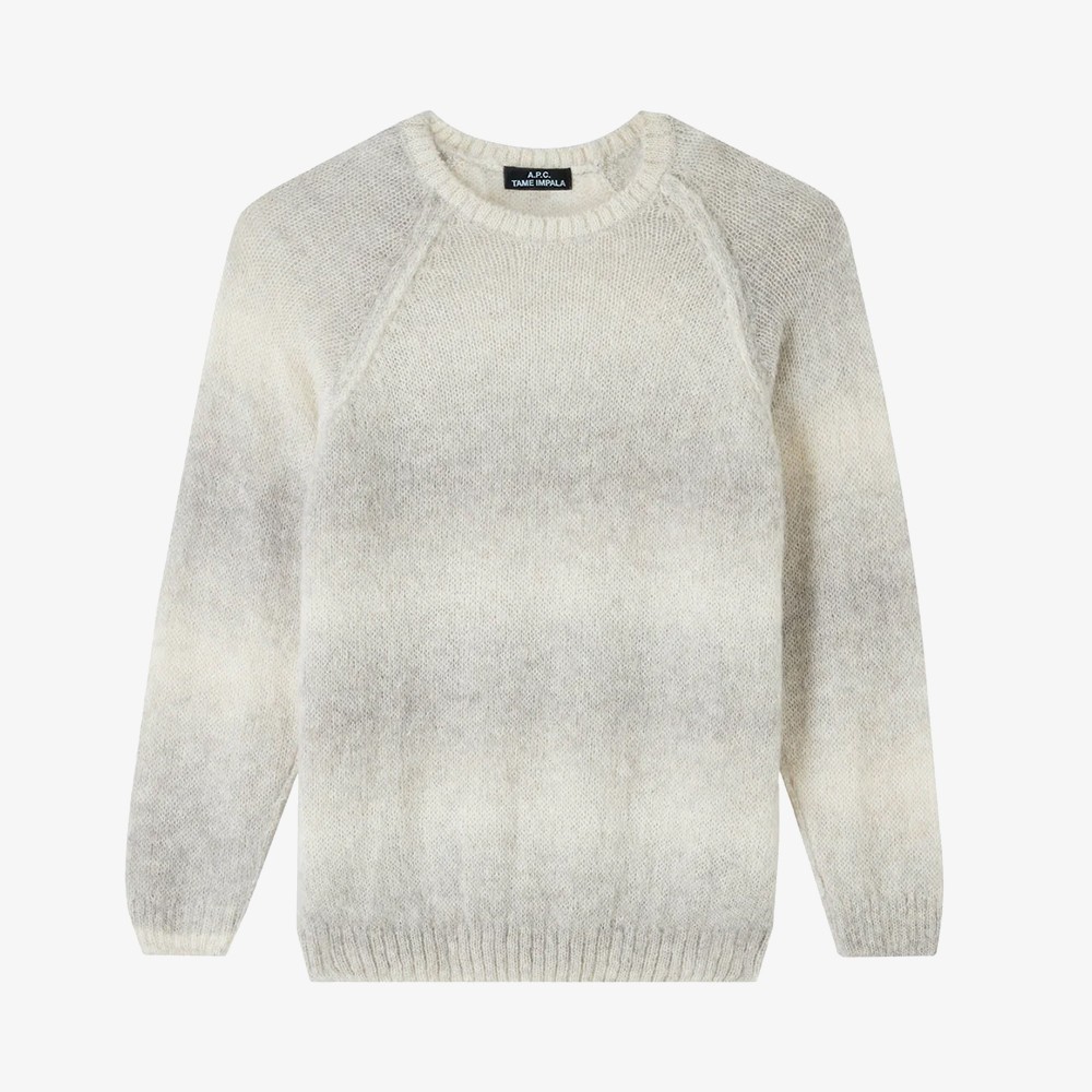 A.P.C. x Tame Impala Mavericks Sweater 'Heather Ecru'