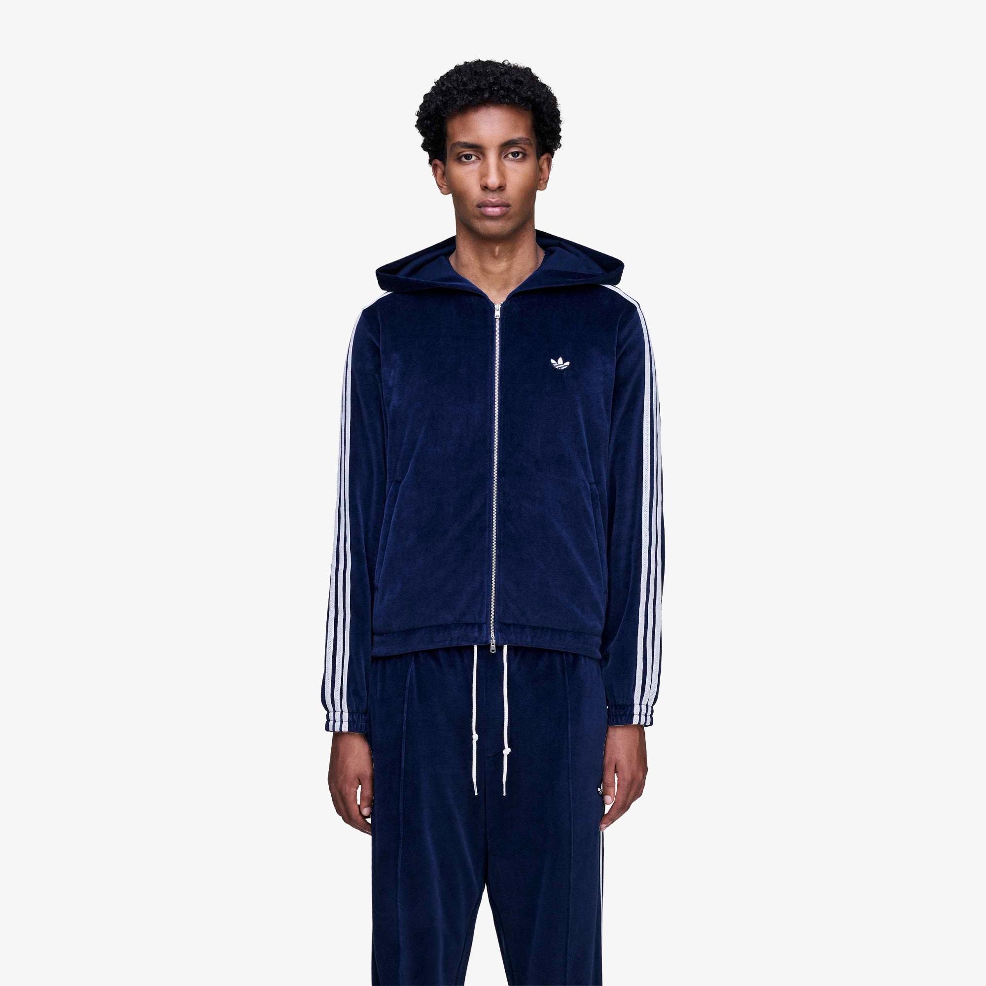 Wales Bonner x adidas Velour Track Jacket 'Collegiate Navy'