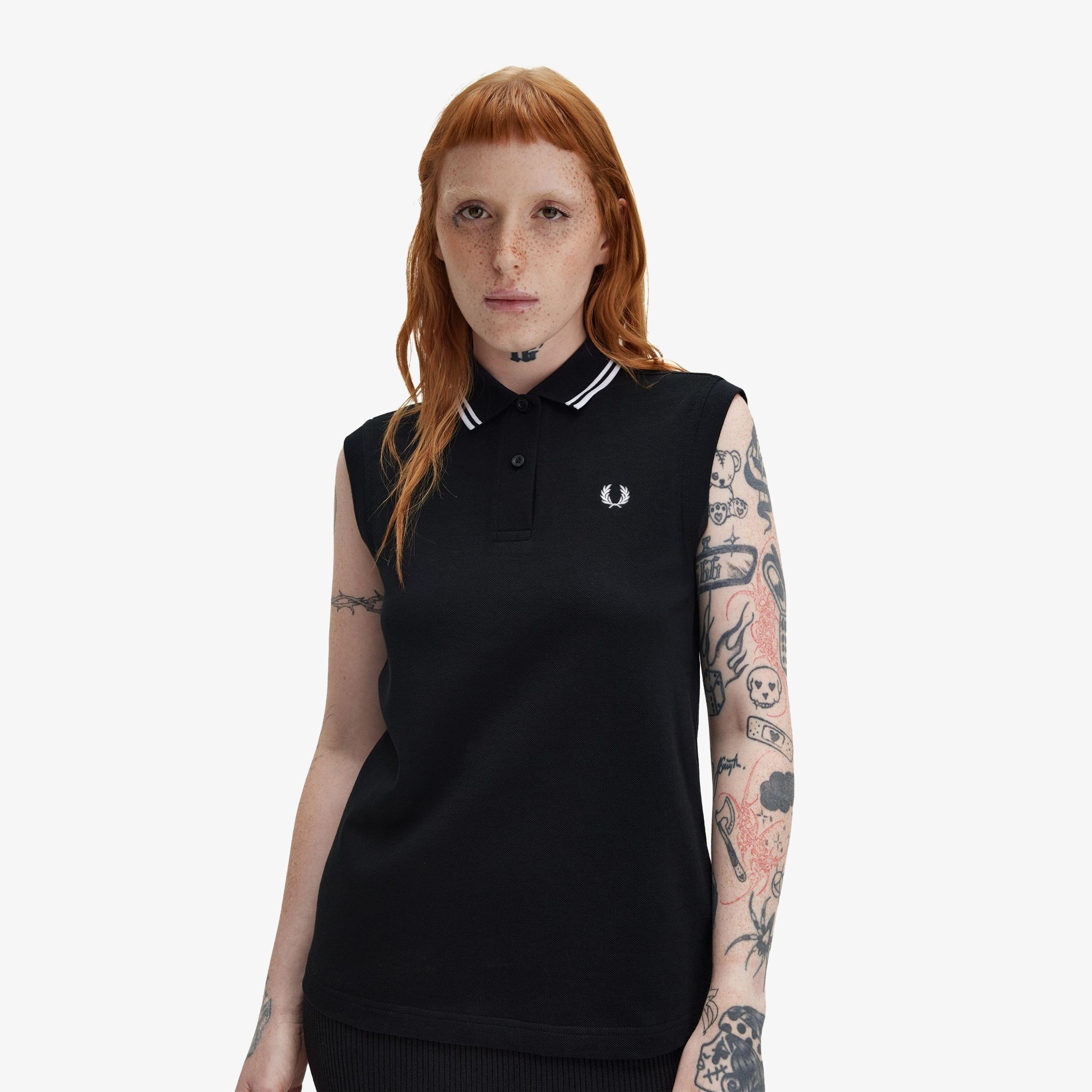 Sleeveless Shirt 'Black'