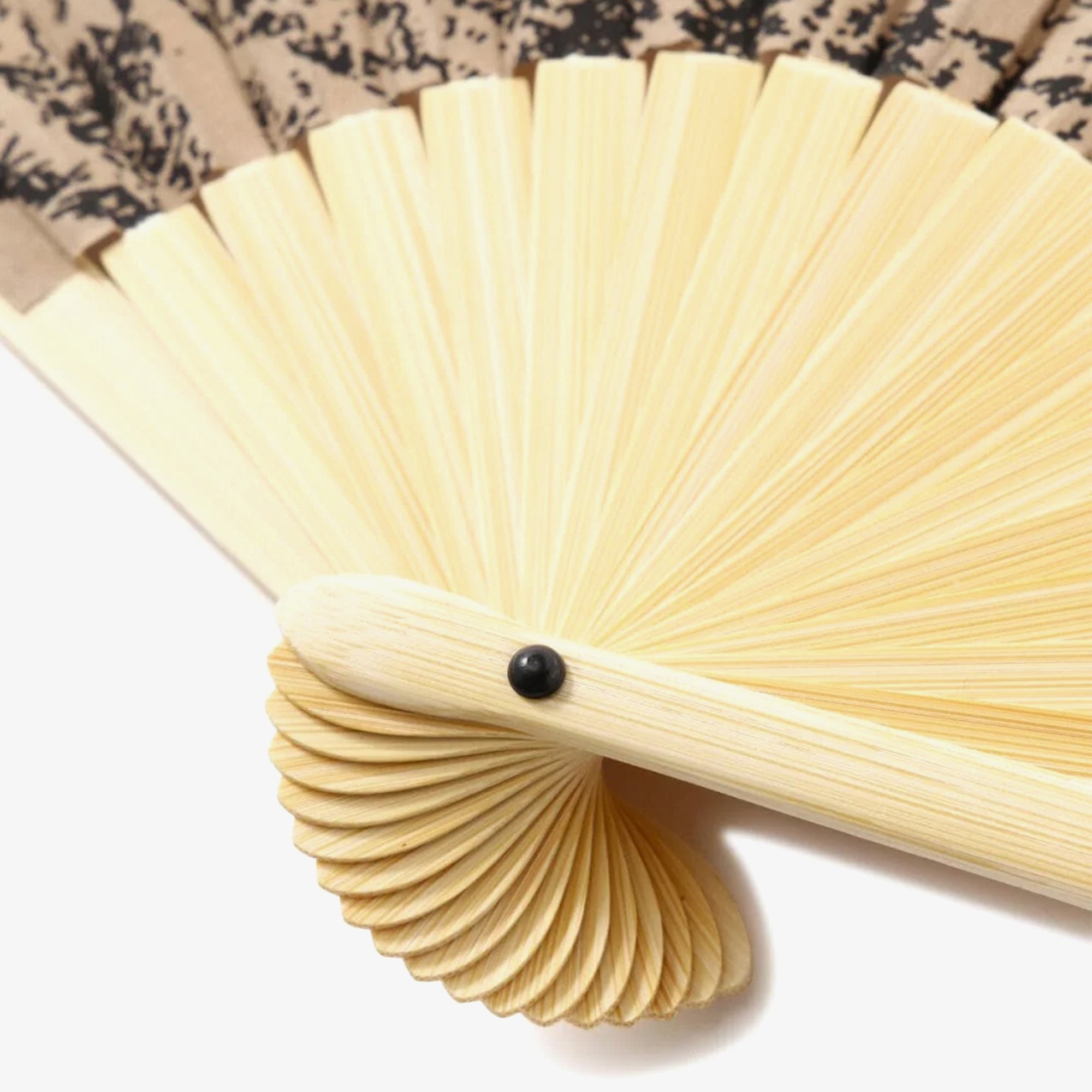 Hiking Club Folding Hand Fan 'Beige'