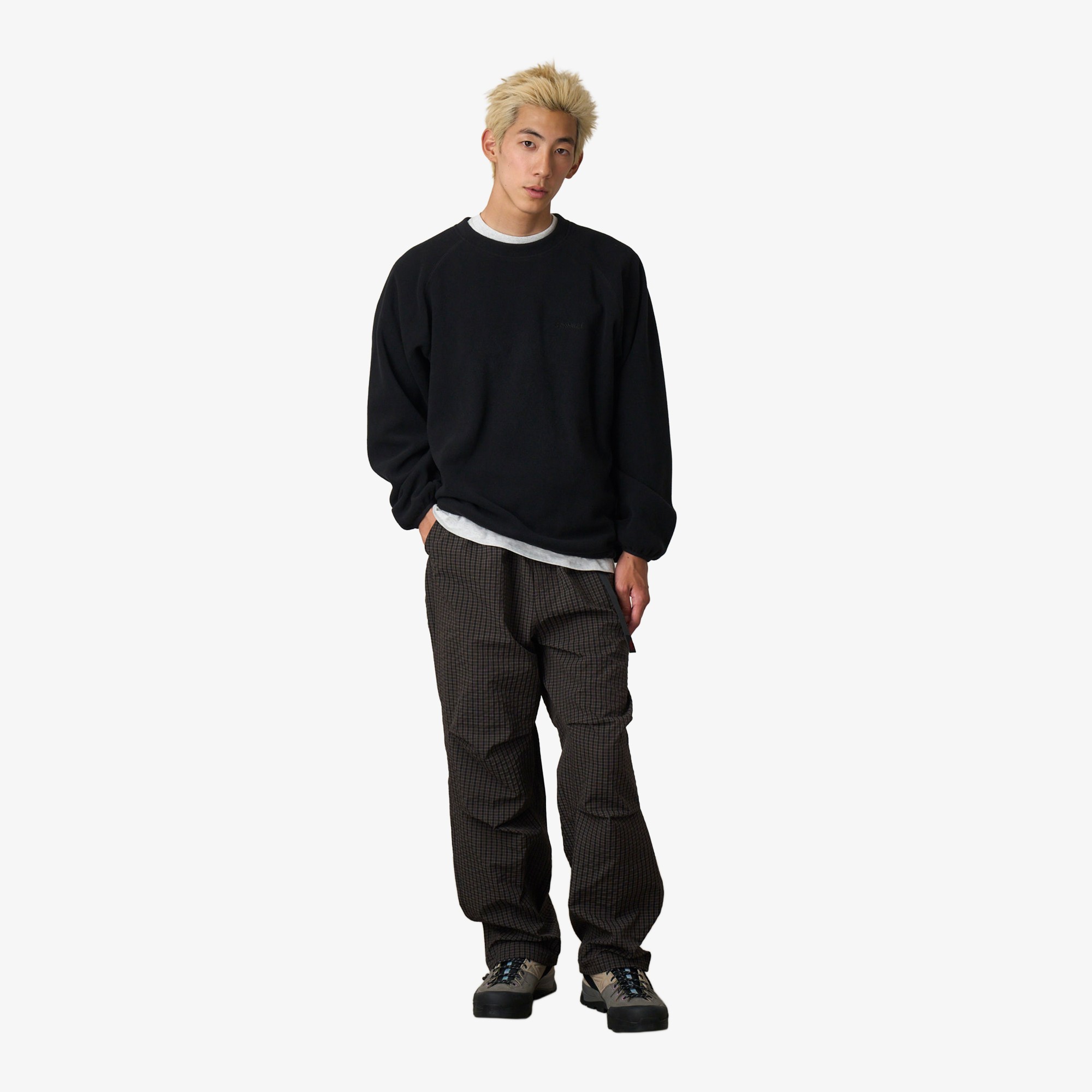 Northside Plaid Pant 'Deep Brown'