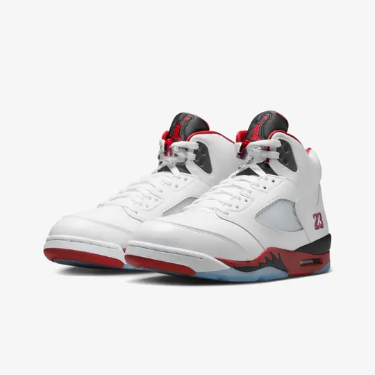 Air Jordan 5 Retro 'Fire Red Black Tongue' - Görsel 5