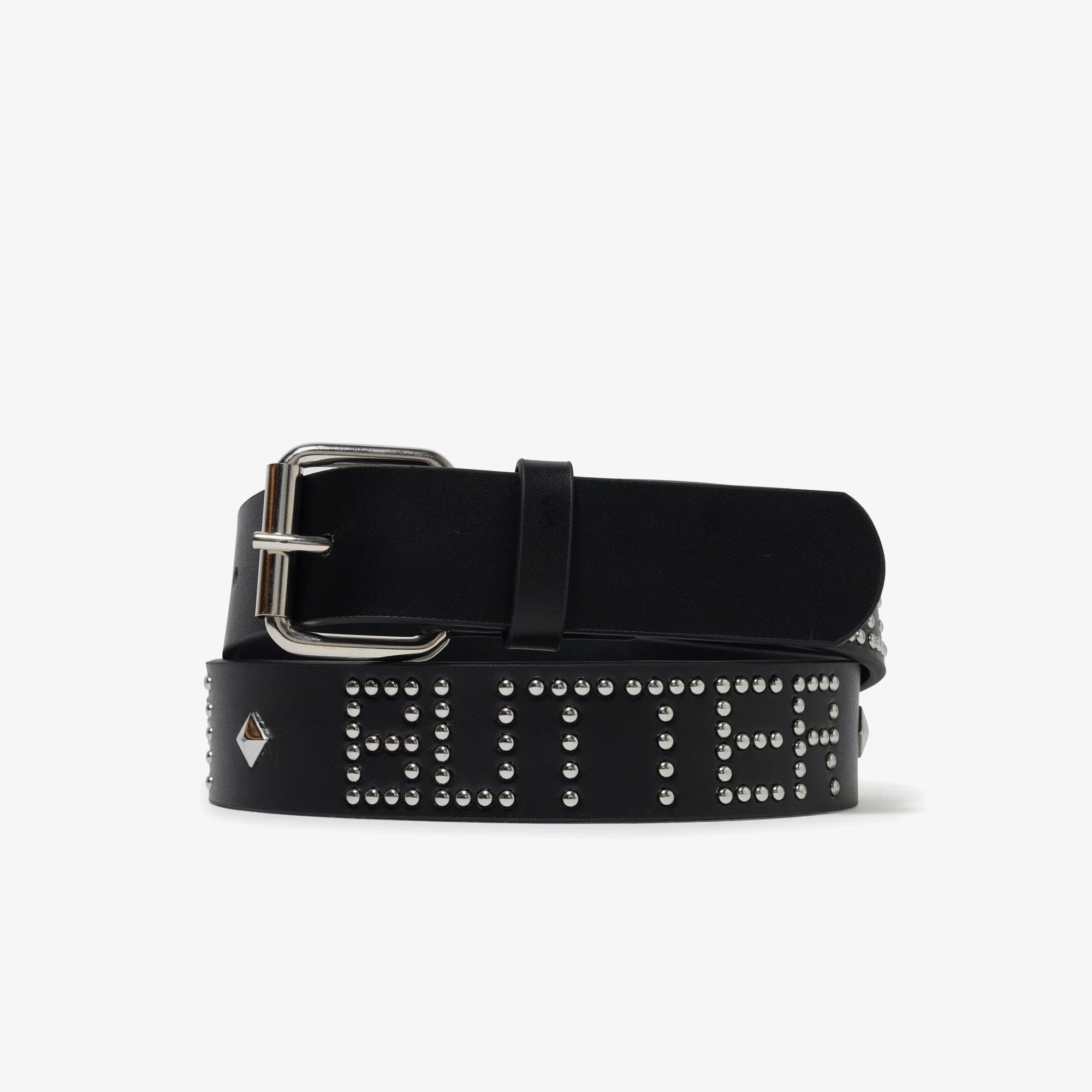 Leather Studded Belt 'Black'