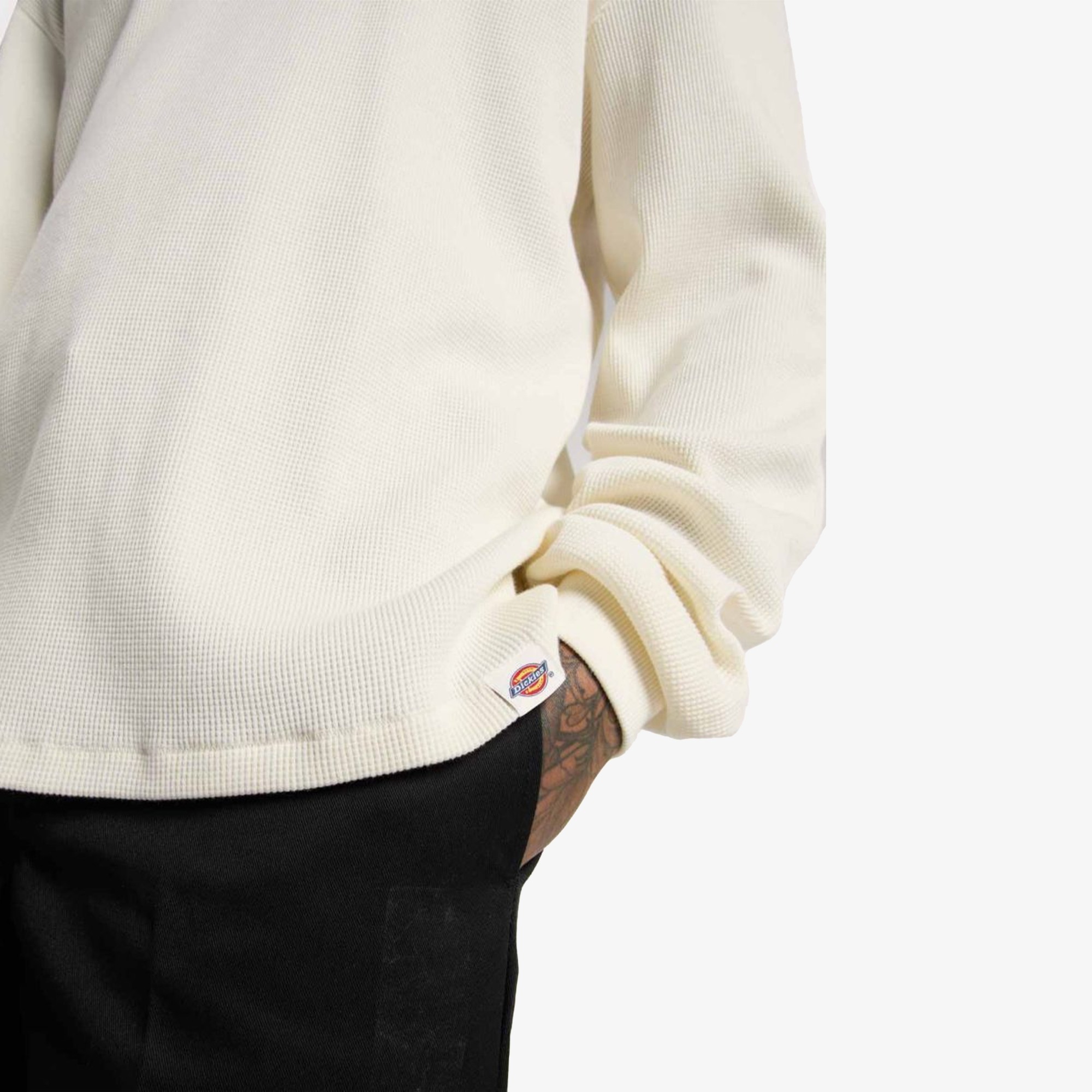 Waffle Longsleeve T-Shirt 'Egret'