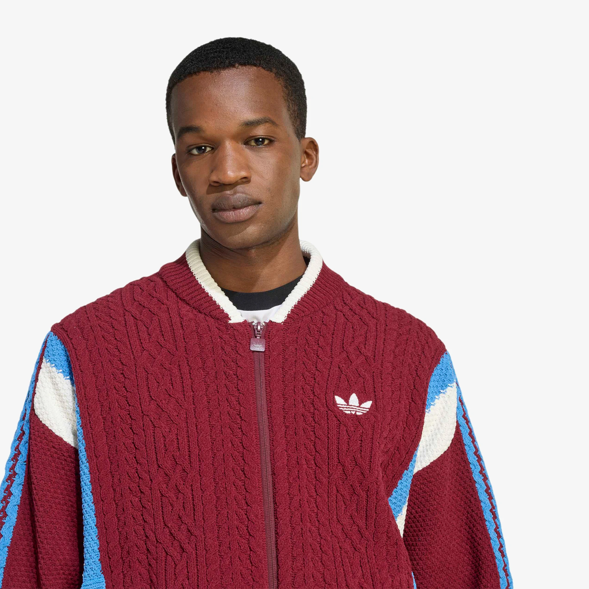 Retro Remix Cardigan 'Shadow Red'