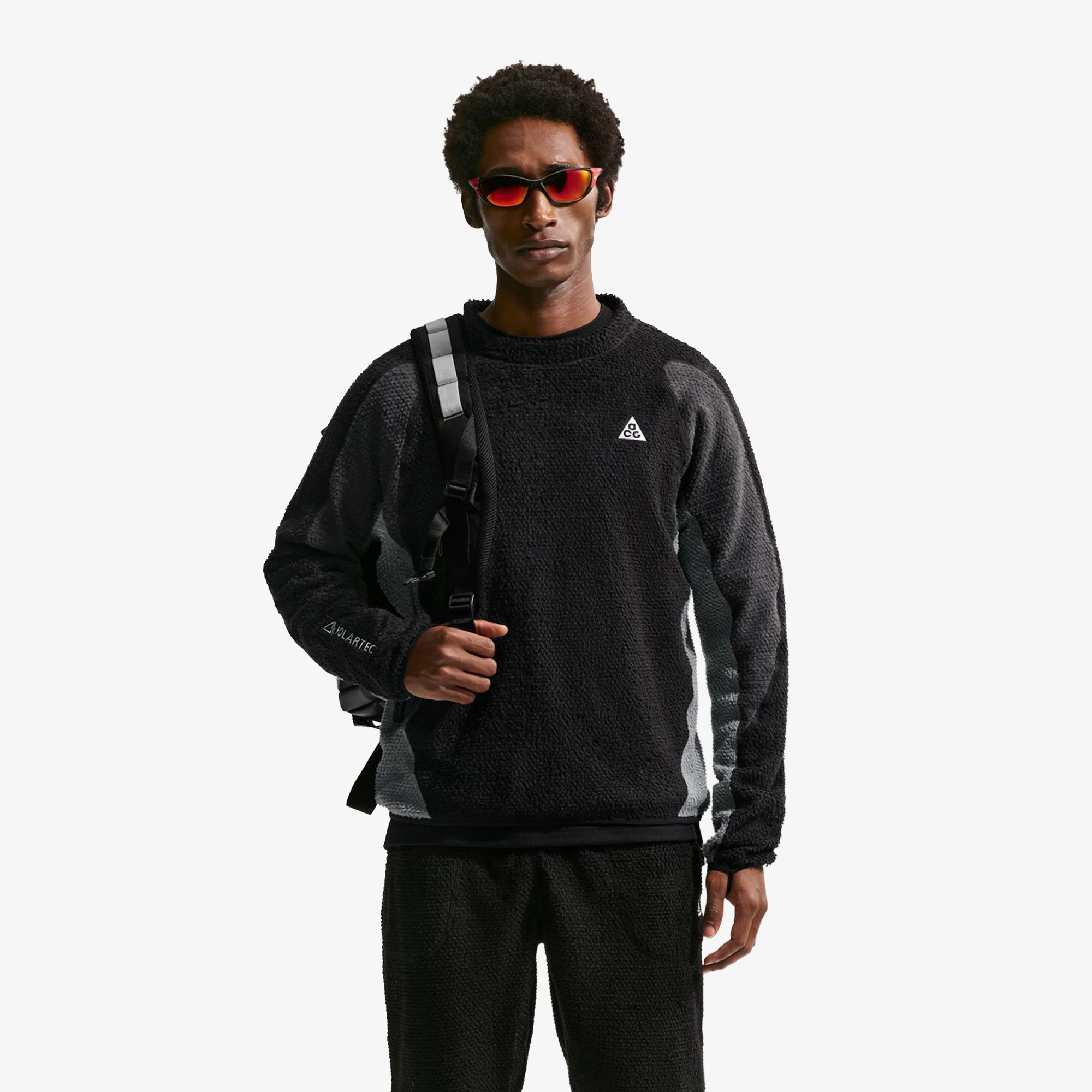 Nike ACG Wolf Lichen トップス 高機能 快適 Nike ACG Wolf Lichen Crewneck 'Anthracite' - WUNDER