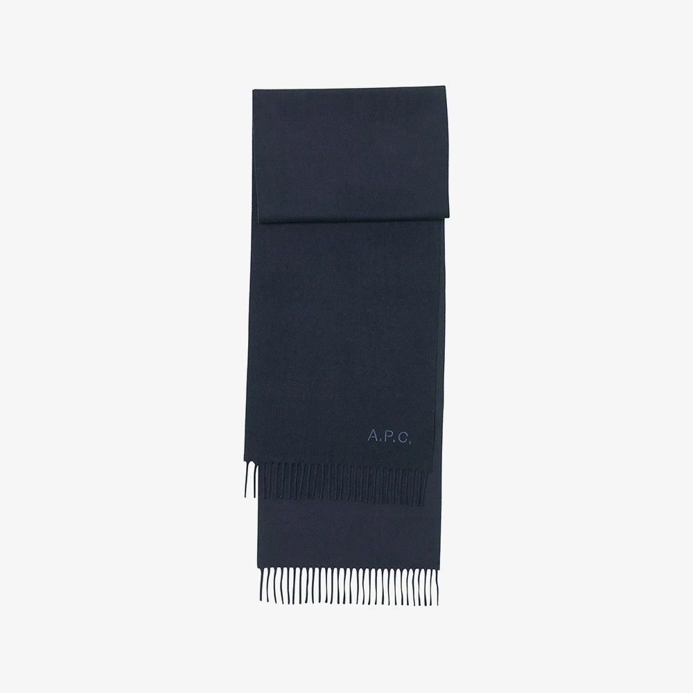 Ambroise Brodee Scarf 'Navy'