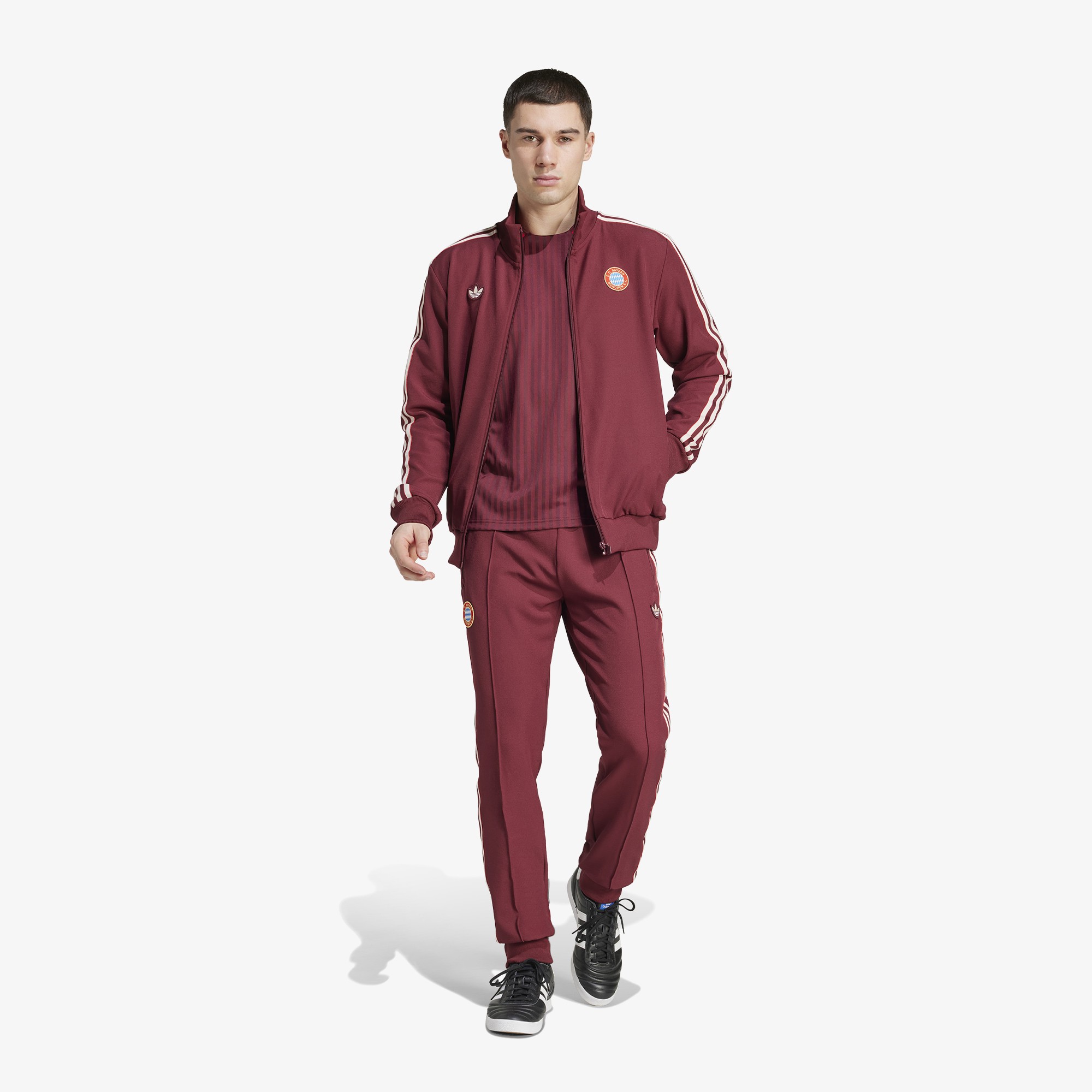FC Bayern Terrace Icons Track Top 'Shadow Red'