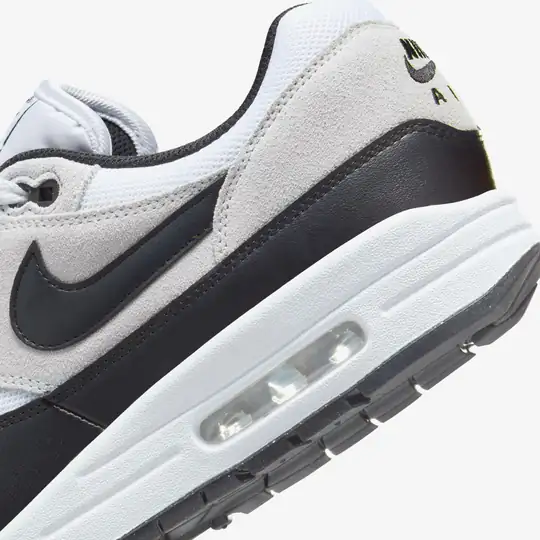 Air Max 1 Essential 'White Pure Platinum Black' - Görsel 8