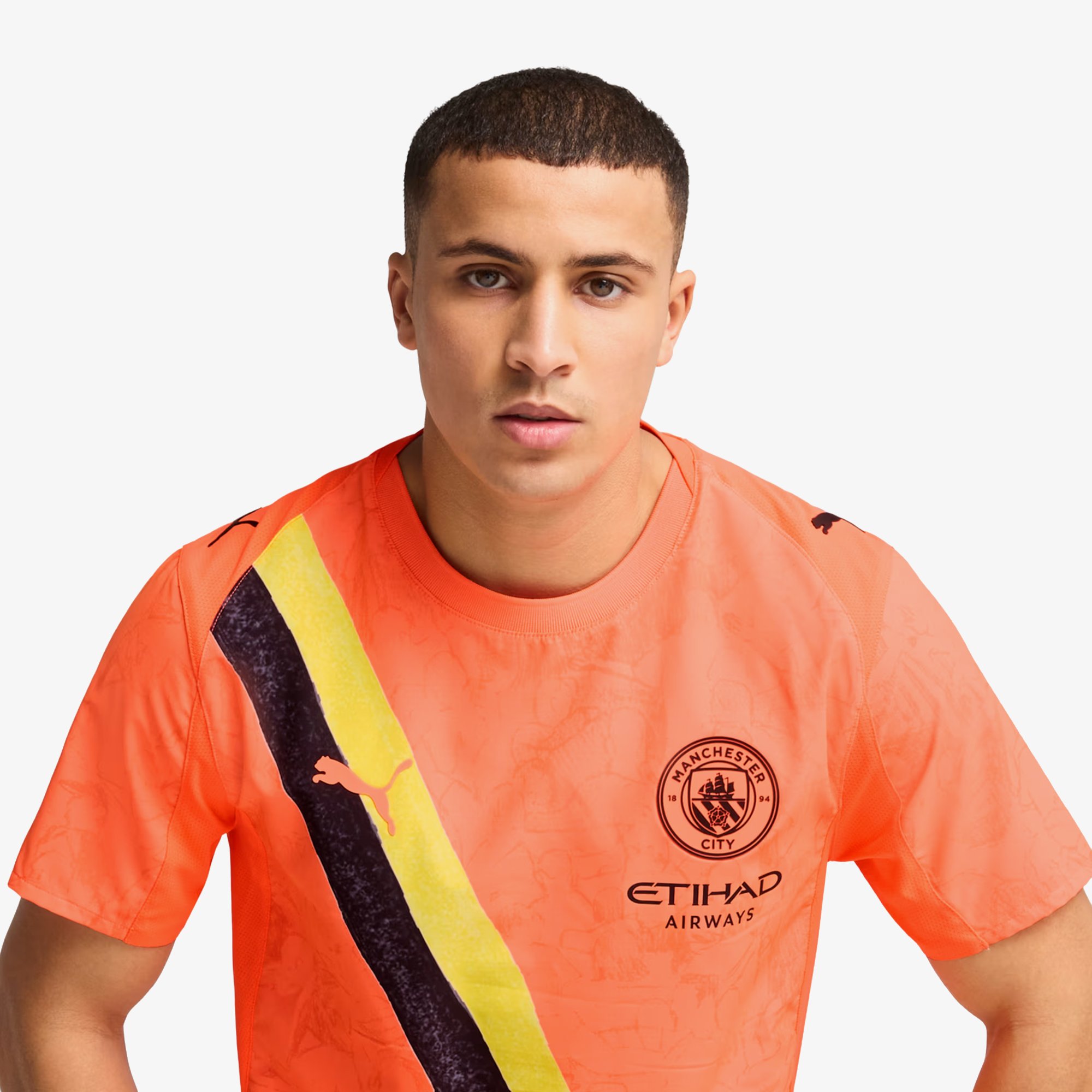 PUMA x KIDSUPER x MANCHESTER CITY Authentic Jersey 'Neon Sun'