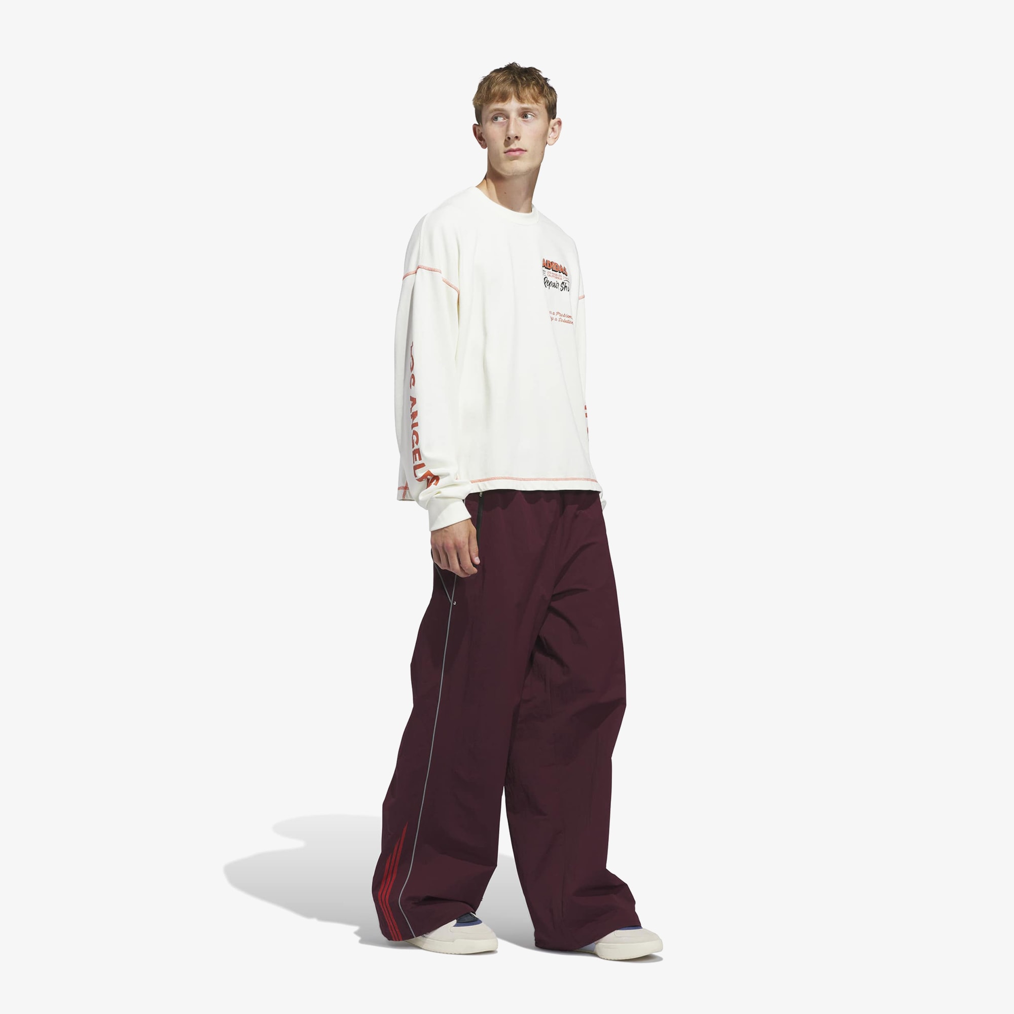 Los Angeles Venice Wind Pants 'Maroon'