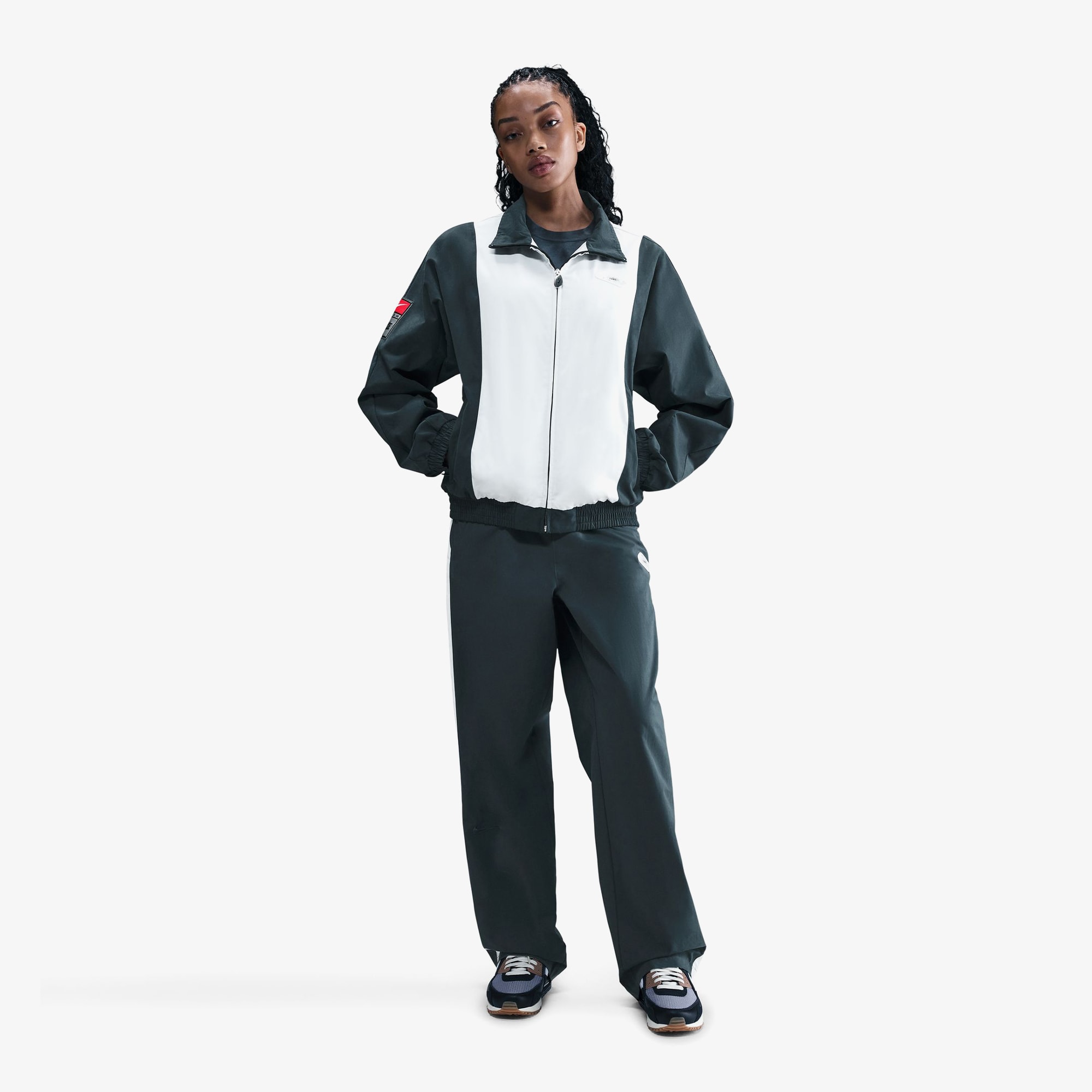 Nike x Patta Track Jacket 'Deep Ocean White'