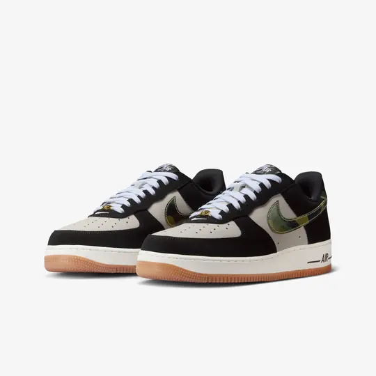 Air Force 1 Low '07 LV8 'Black Patent Camo Swoosh' - Görsel 5