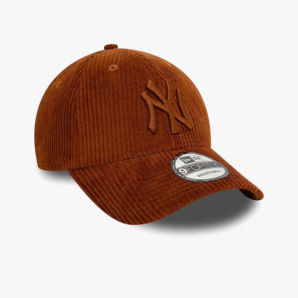 New York Yankees Cord 9FORTY Adjustable Cap 'Brown'