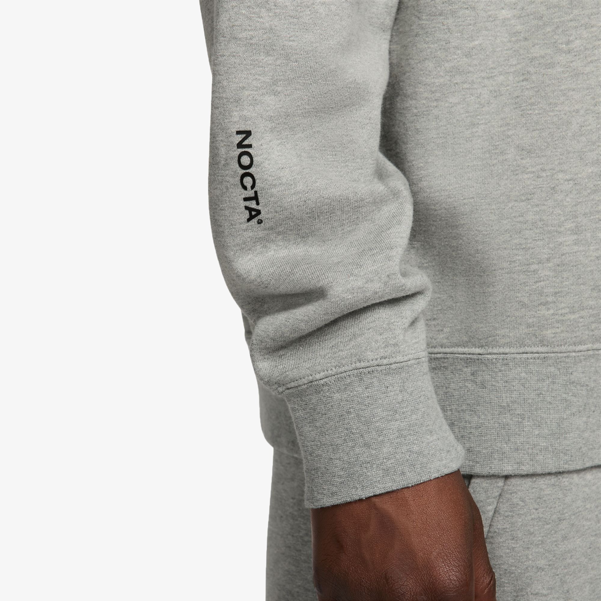 Nike x NOCTA Fleece Crewneck Sweatshirt 'Grey'