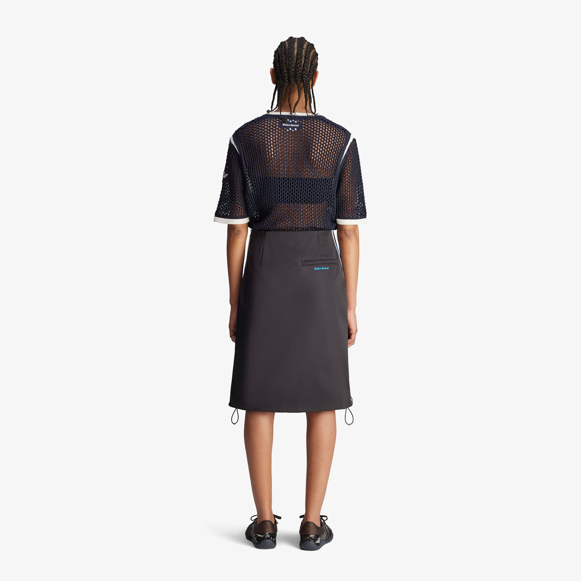 Wales Bonner x adidas Satin Skirt 'Black'