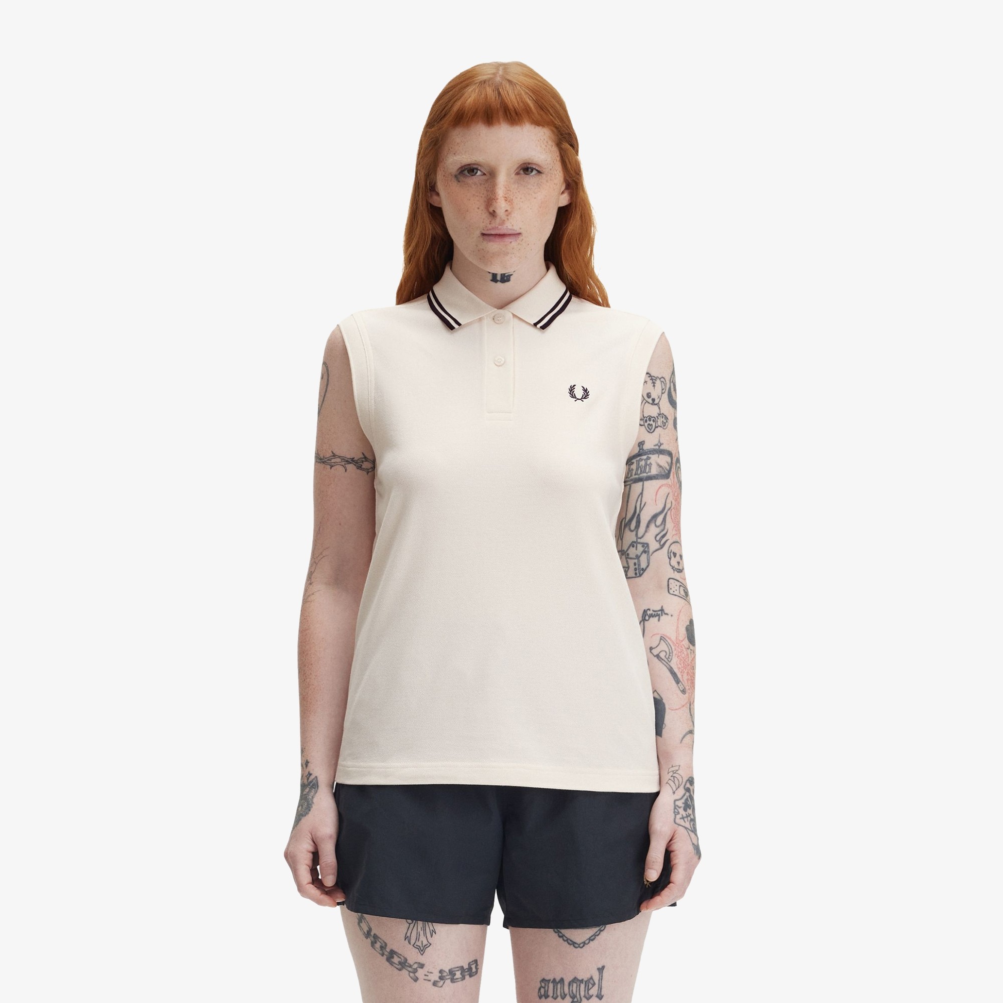 Sleeveless Shirt 'Silky Peach'