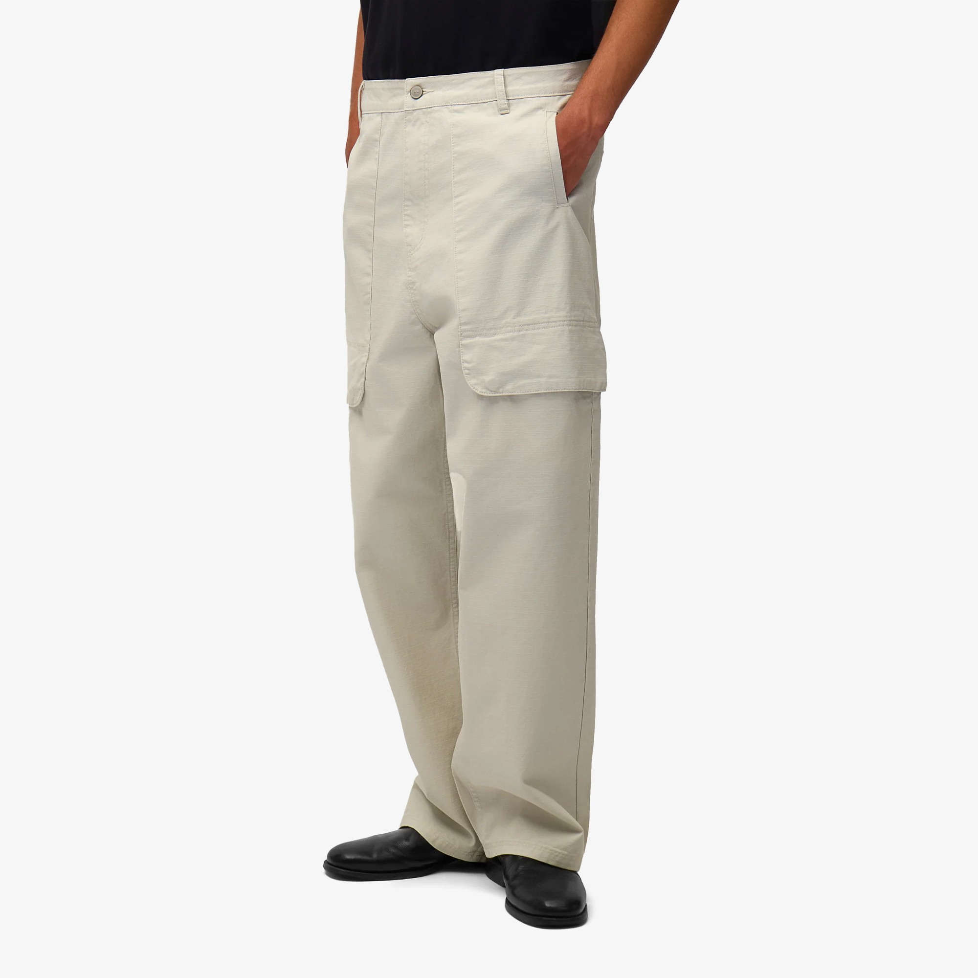 Heavy Ribstop Pants 'Cream'