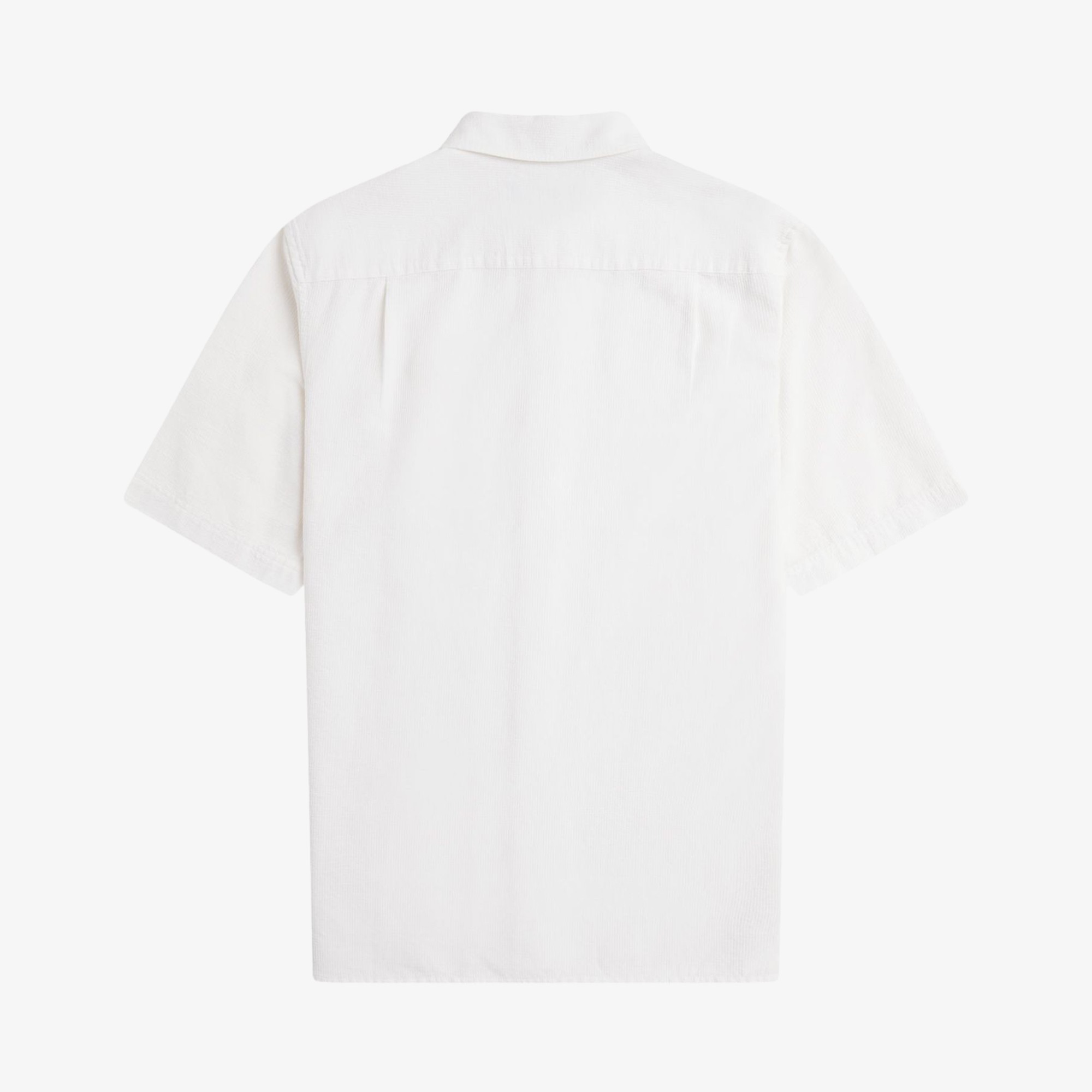 Textured Seersucker Shirt 'Snow White'