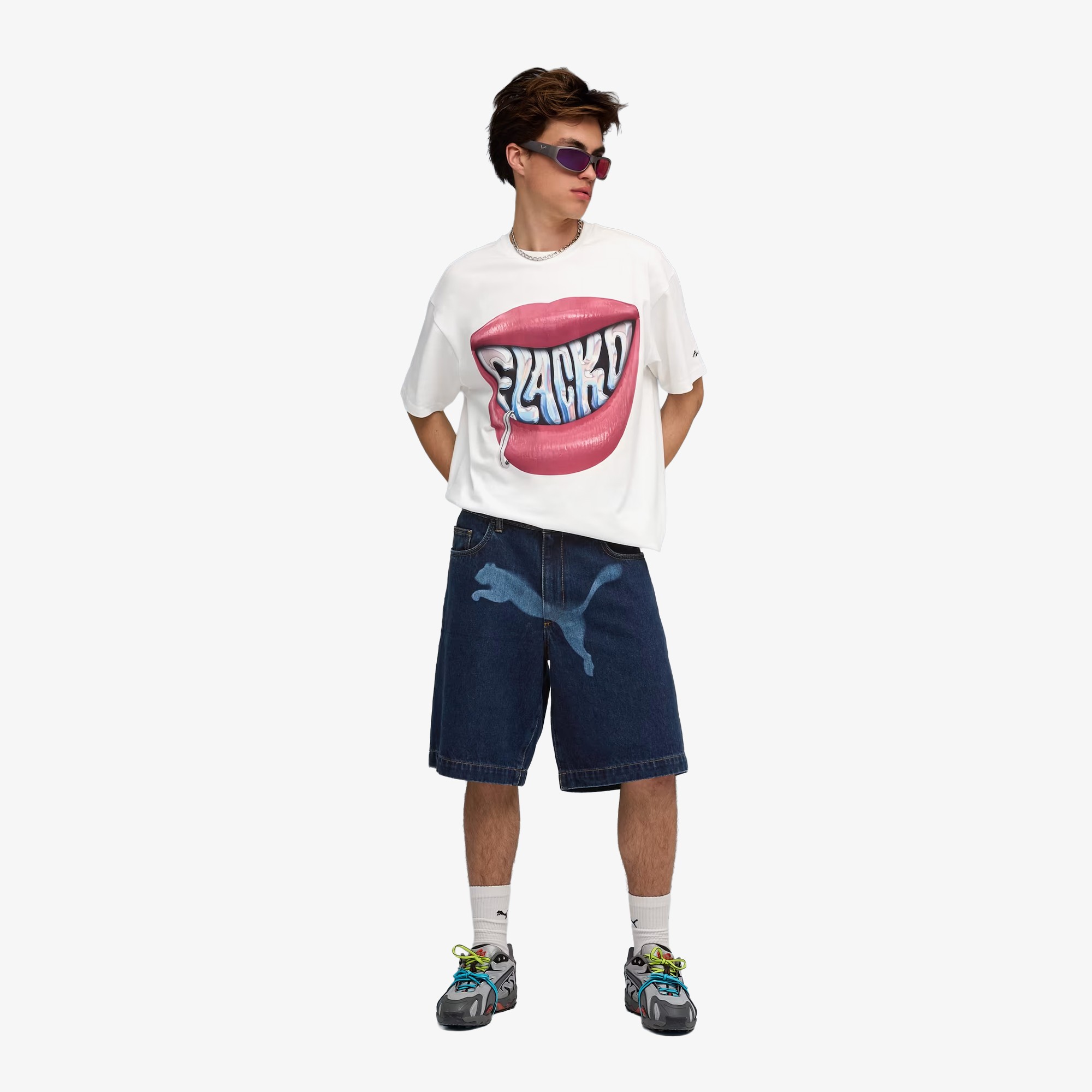 PUMA x A$AP ROCKY Flacko Smile Tee 'White'
